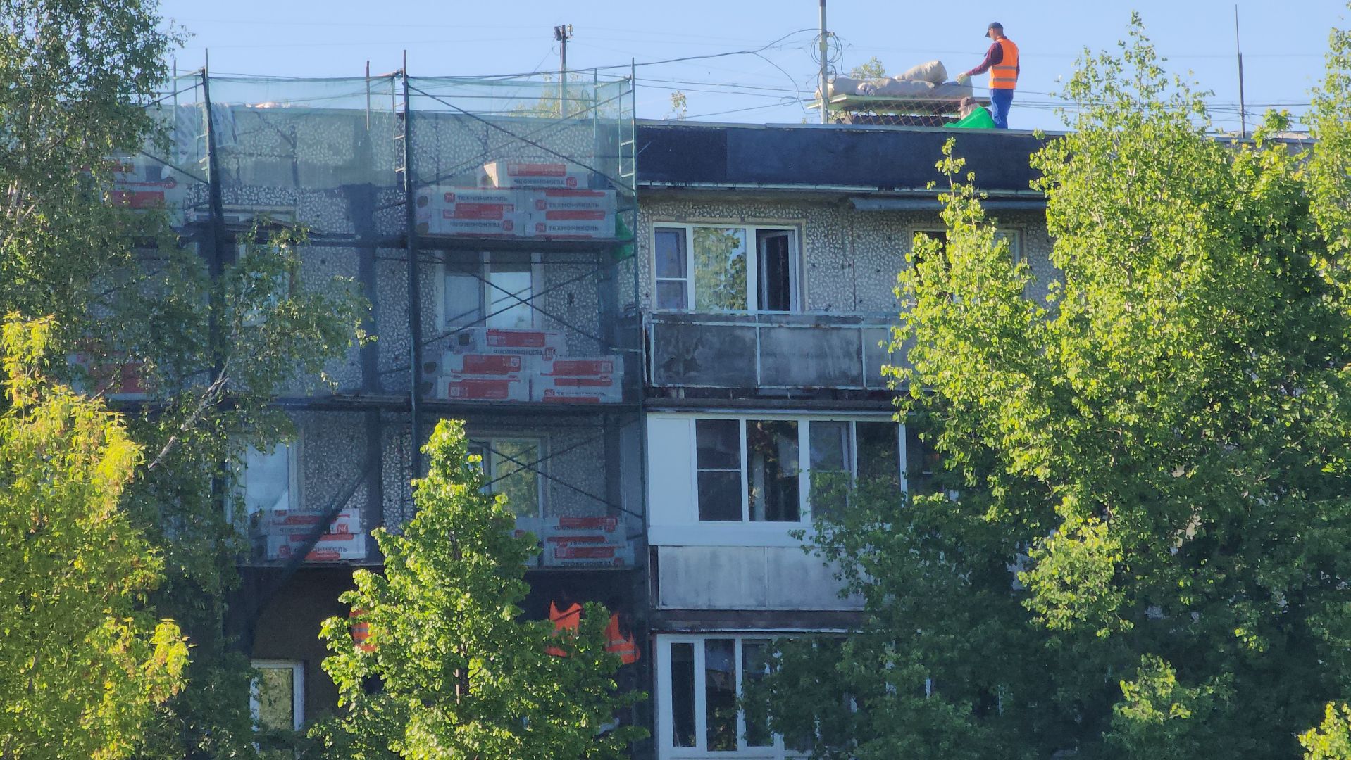 павловский посад, городской округ павловский посад, ремотн, дом, поъезд, утепление,