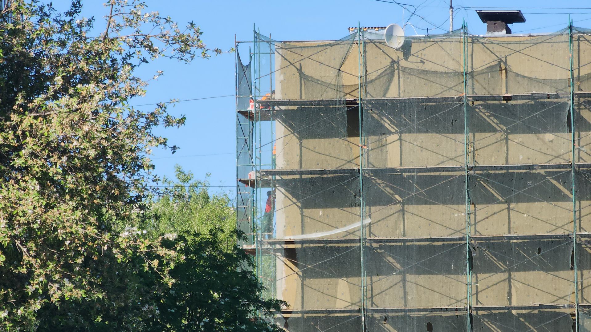 павловский посад, городской округ павловский посад, ремотн, дом, поъезд, утепление,