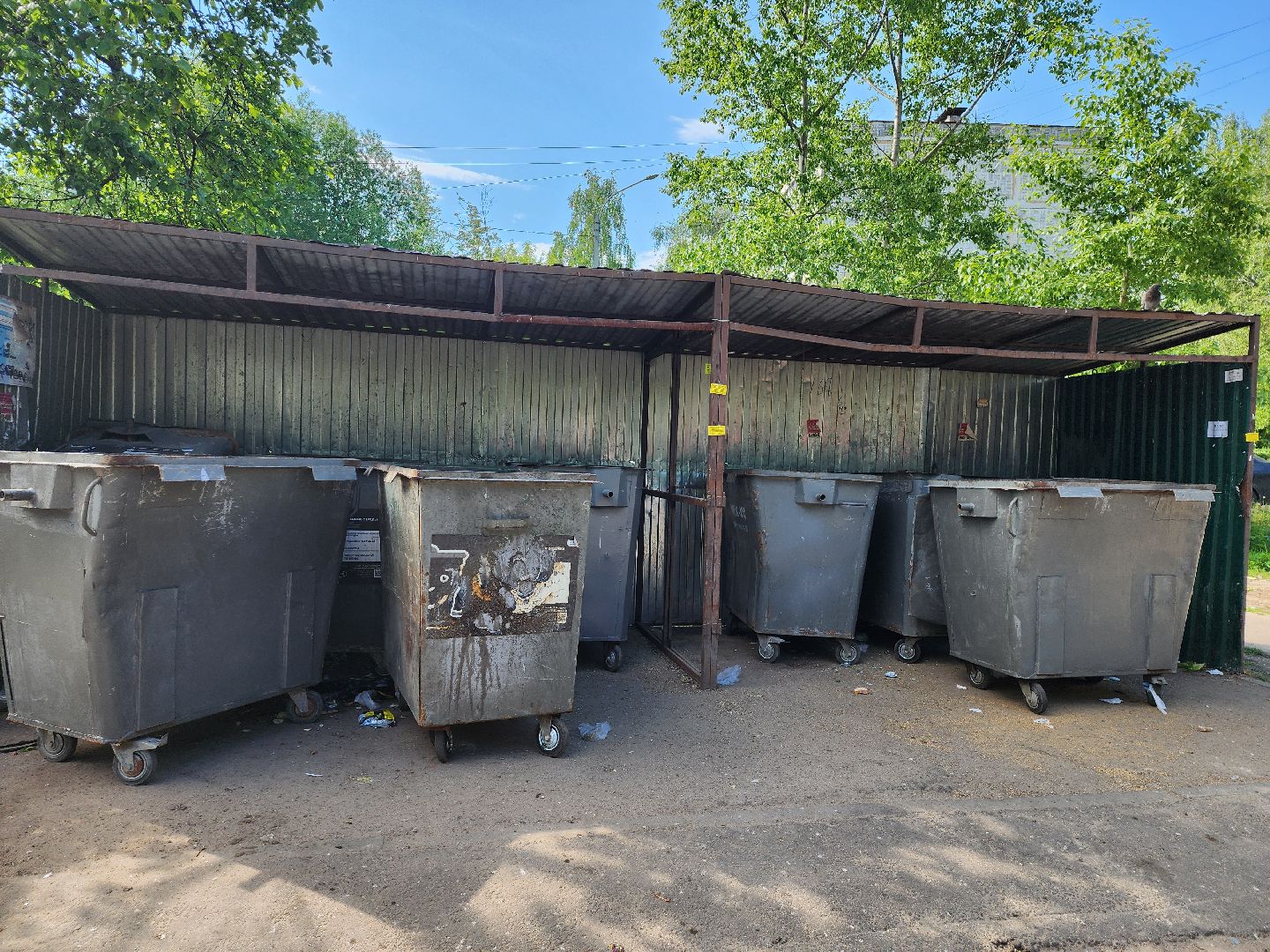 серпухов, подмосковье, контейнерная площадка, жкх,