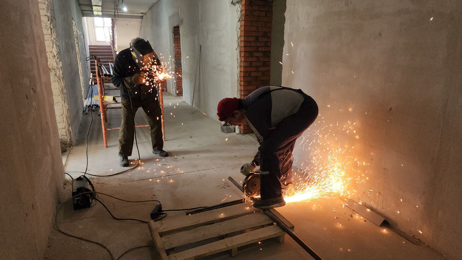 шатура, капетальный ремонт школы, школа 1 корпус 2, шатурторф,