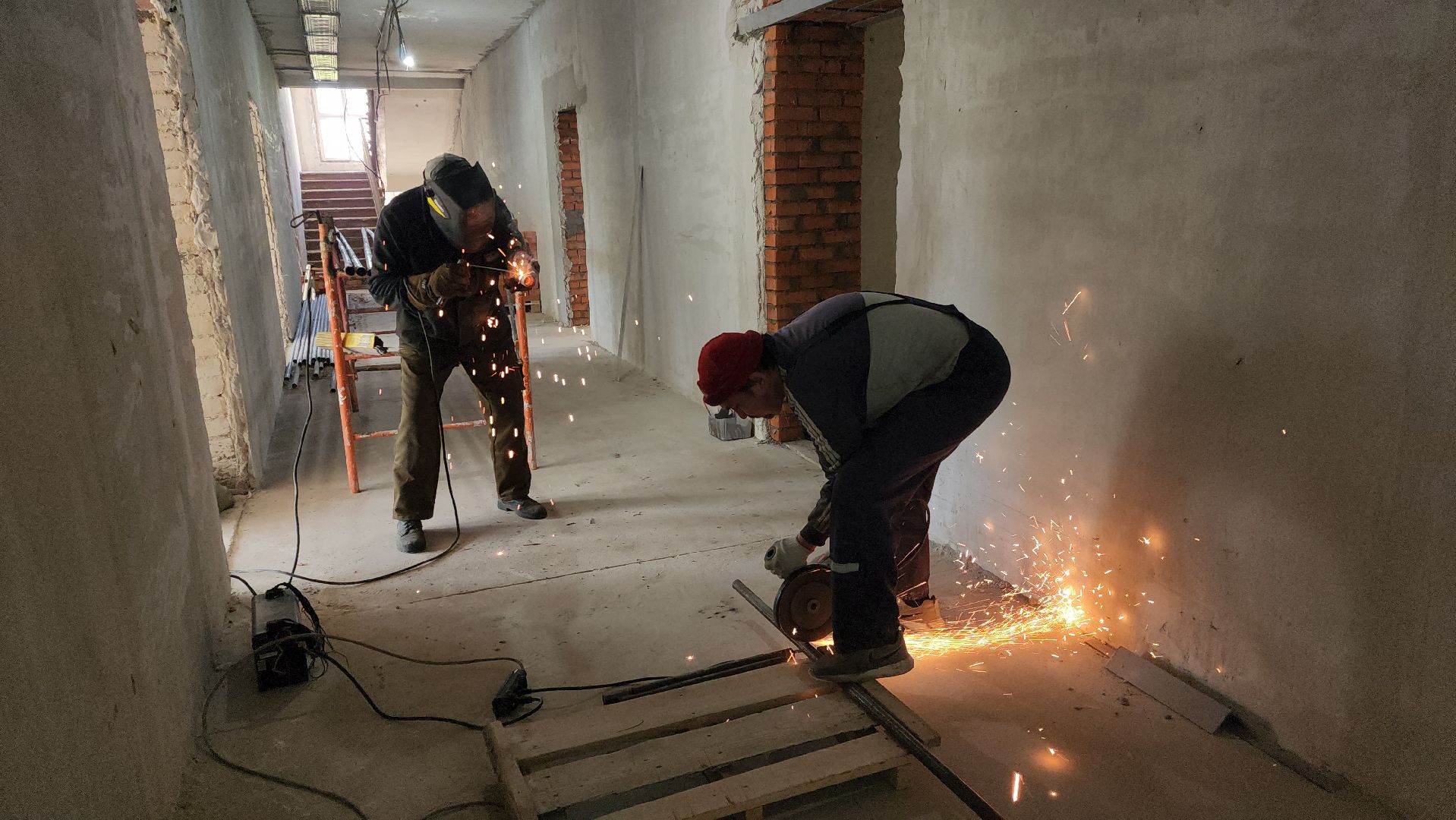 шатура, капетальный ремонт школы, школа 1 корпус 2, шатурторф,