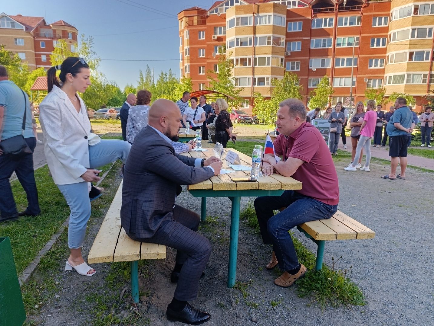 Бронницы, Выездная администрация, Микрорайон Марьинский, Вопросы населения, Вопрос о ремонте школы,