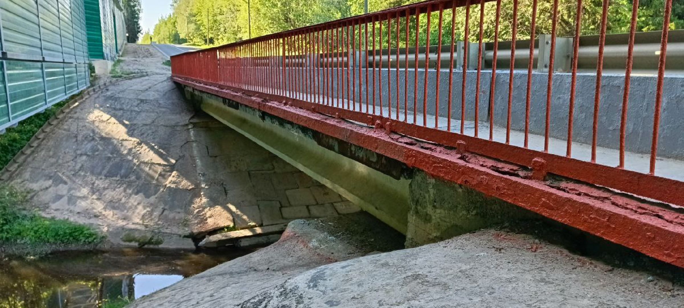 Мытищи, Выездная администрация, дорога, мост, ремонт, дорожные знаки,