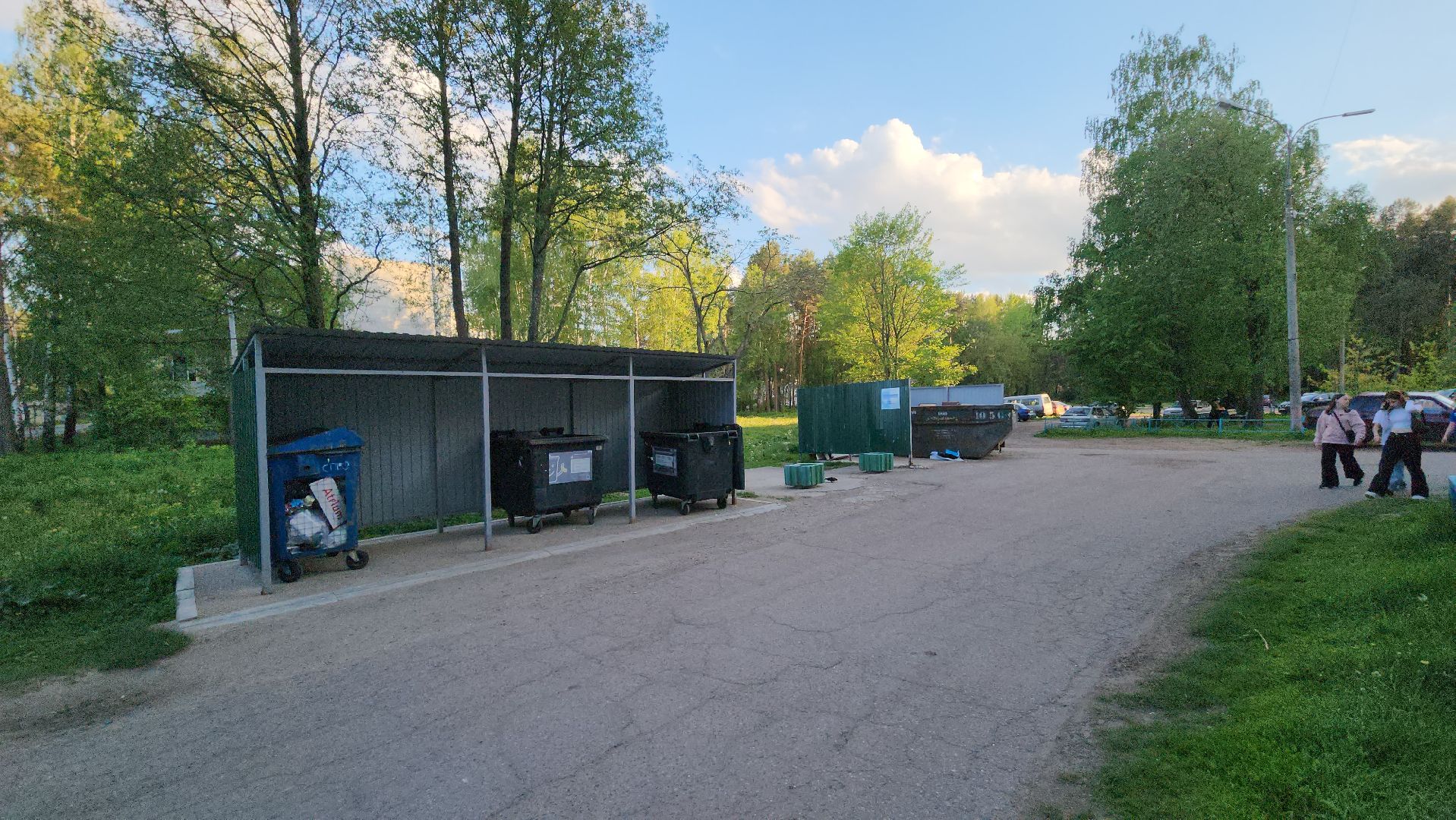 Дубна, крупногабаритные отходы, Мусор, Мусорный контейнер,