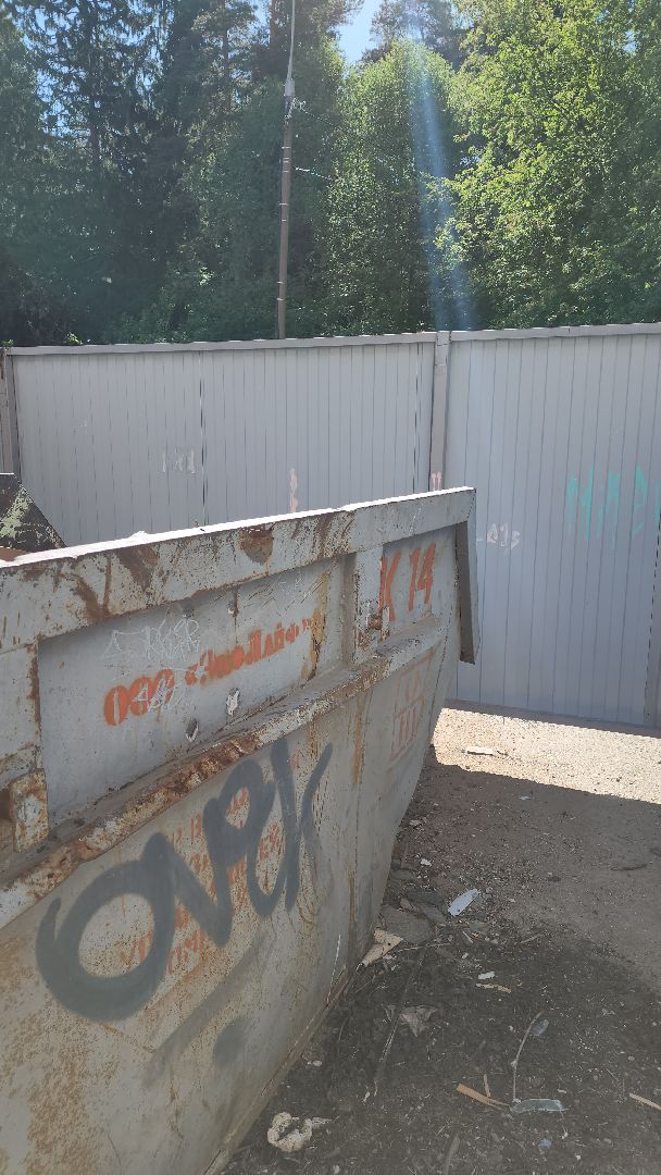 Дубна, тбо, Крупногабаритные отходы, Мусорный контейнер,