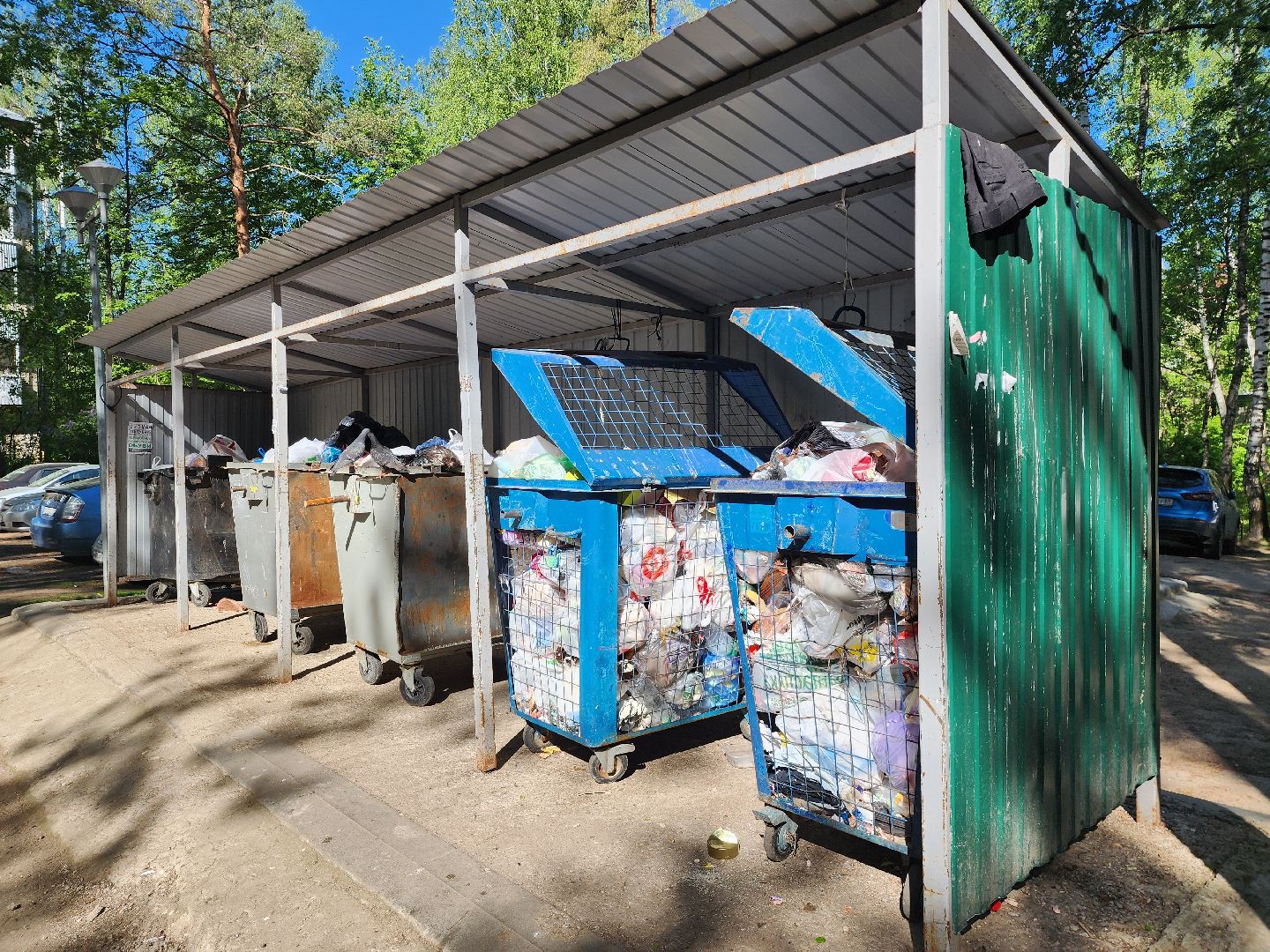 Дубна, тбо, крупногабаритные отходы, Контейнер для мусора, жкх,