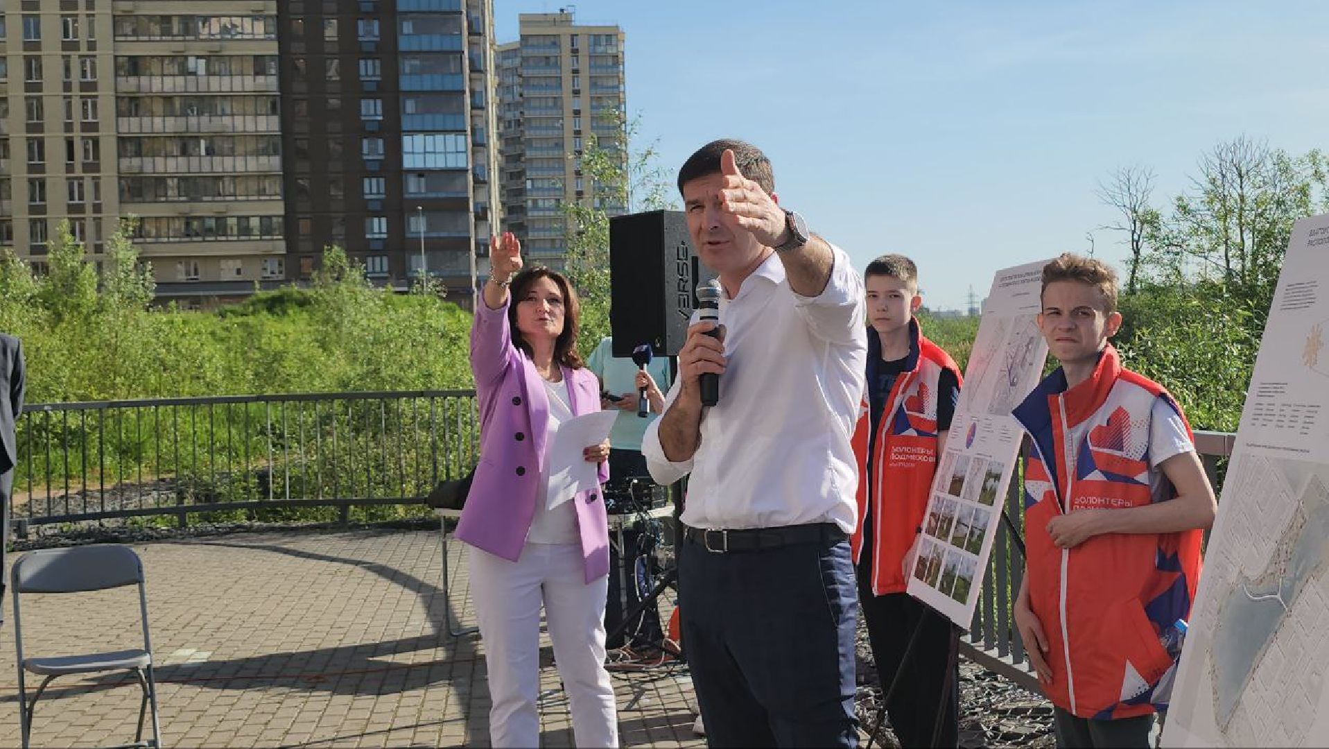 Люберцы, глава городского округа люберцы владимир волков, выездная администрация, озеро черное, благоустойство,