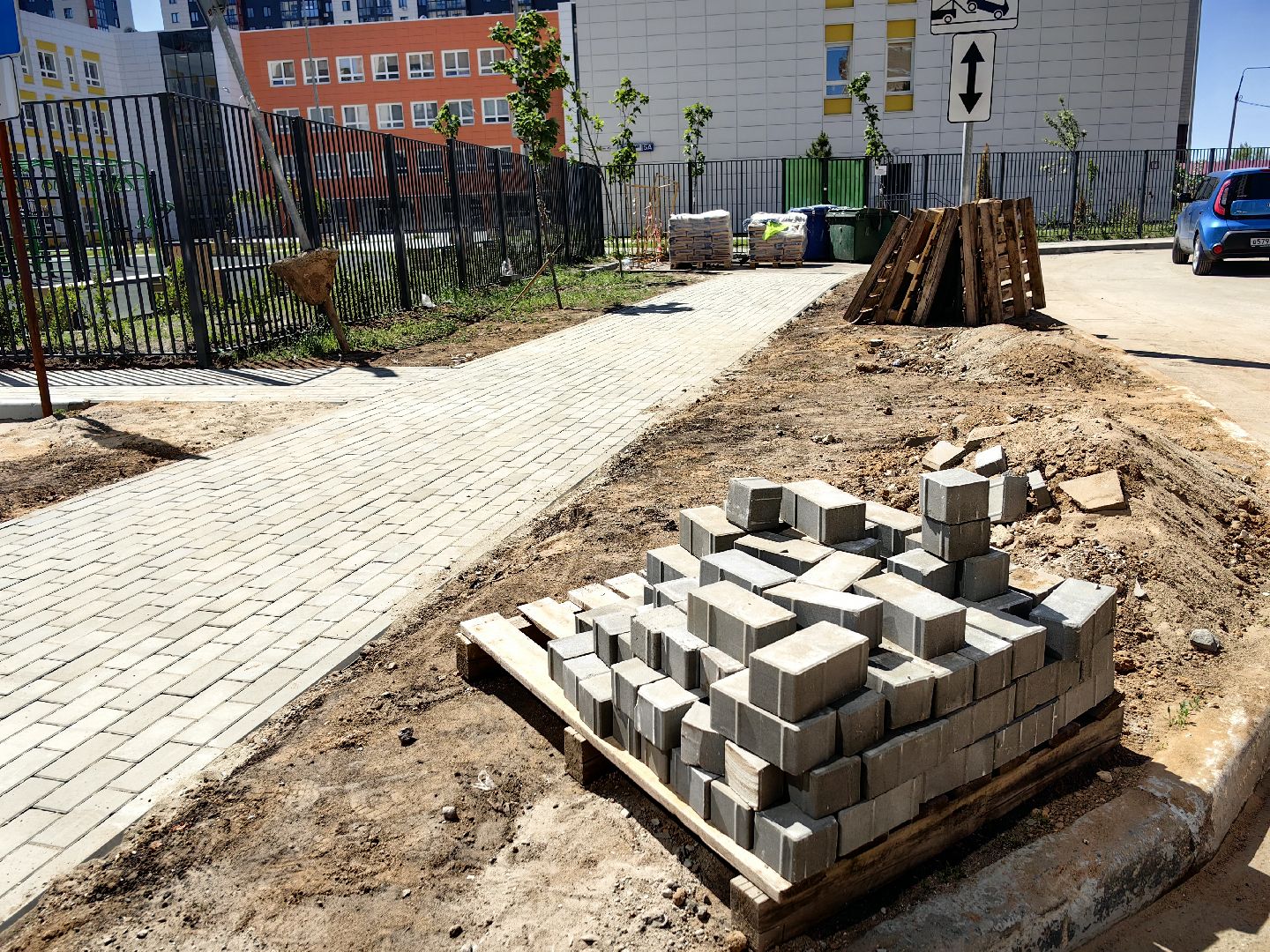 бордюр, тротуар, благоустойство, ремонт,