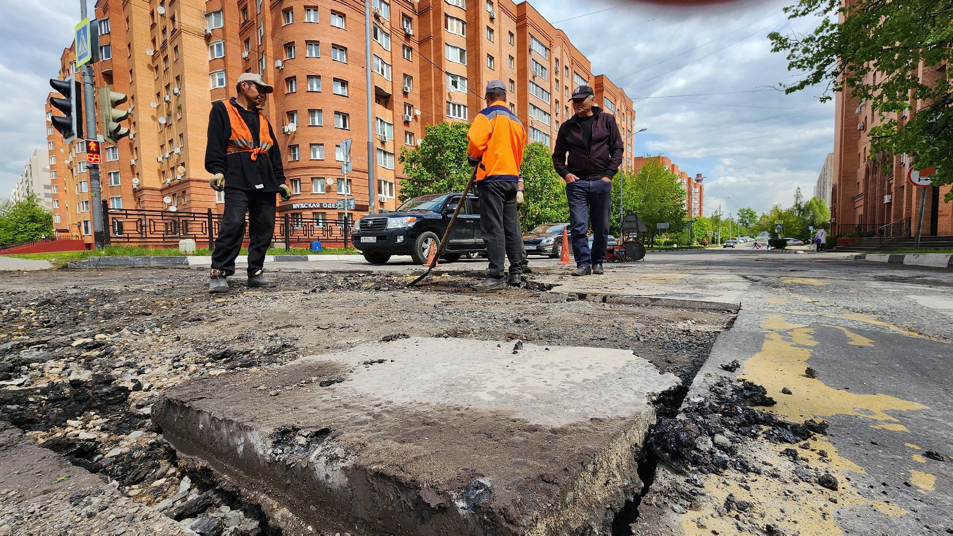Ремонт дорог, Пешеходный переход, Домодедово, Подмосковье, Дорожная служба, безопасное движение, безопасность дорожного движения, укладка асфальта, Демонтажные работы,