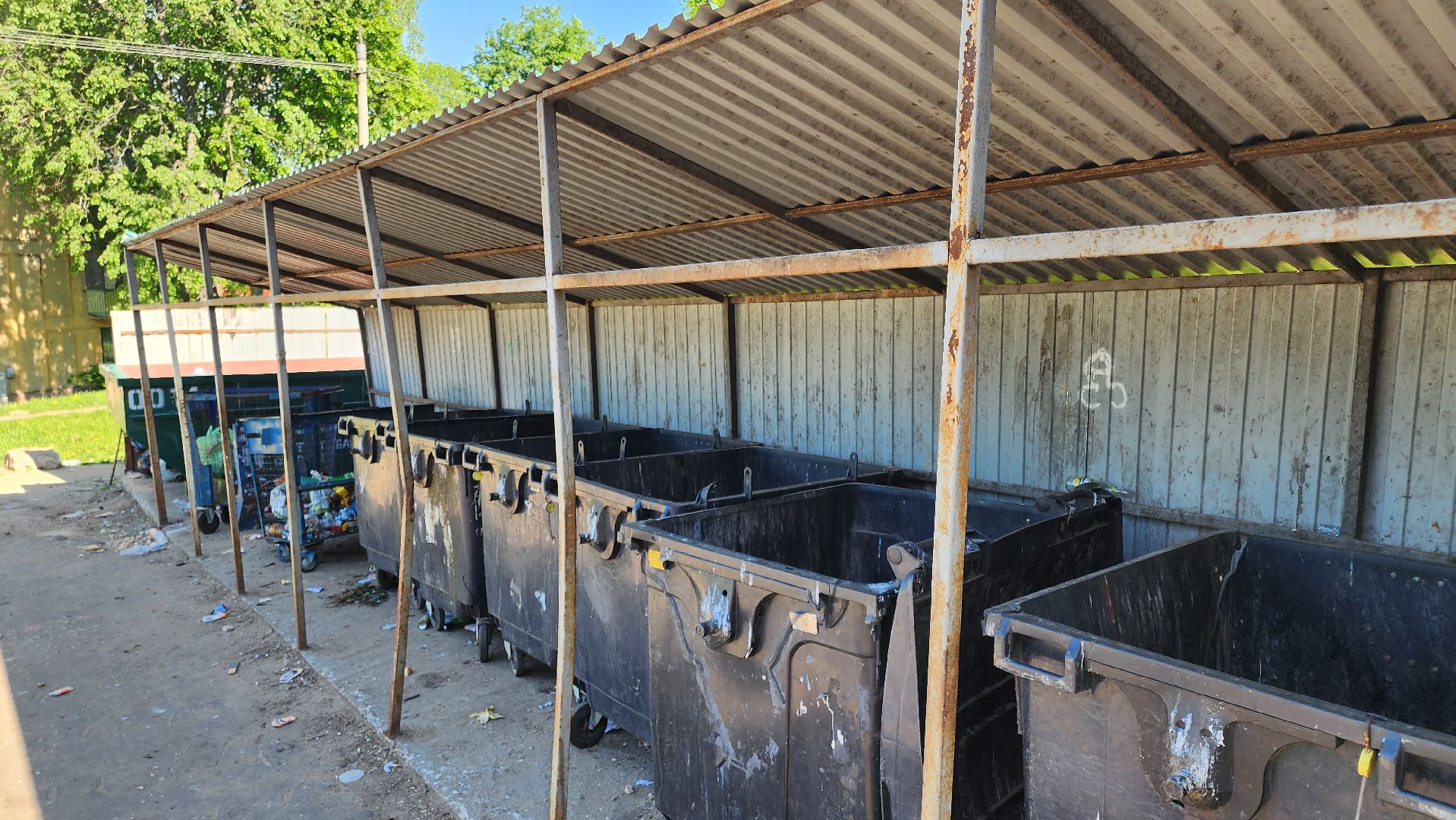 кашира, контейнерная площадка, бункер, навалы мусора, утилизация отходов, кго, штраф,