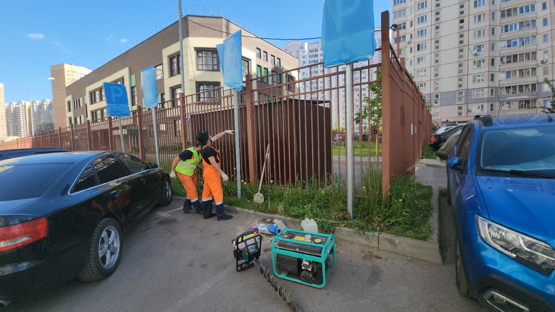 долгопрудный, парковка, стоянка, знаки, пдд,