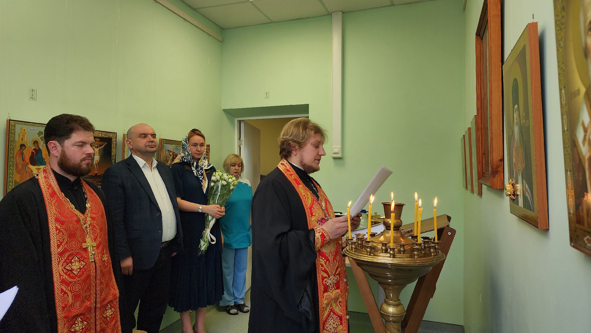 больница, священнослужители, Лосино-Петровский,