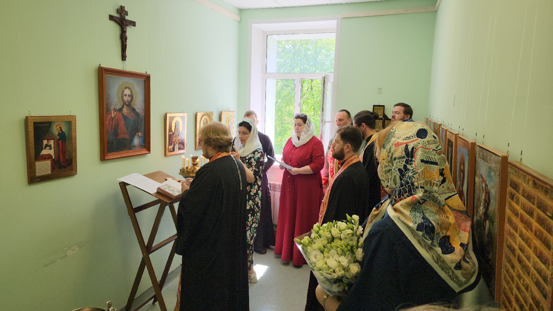 больница, священнослужители, Лосино-Петровский,