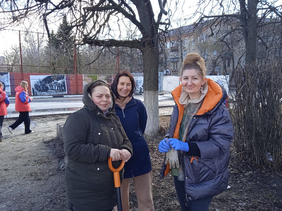 цветы, пересадка, благоустройство, Жуковский