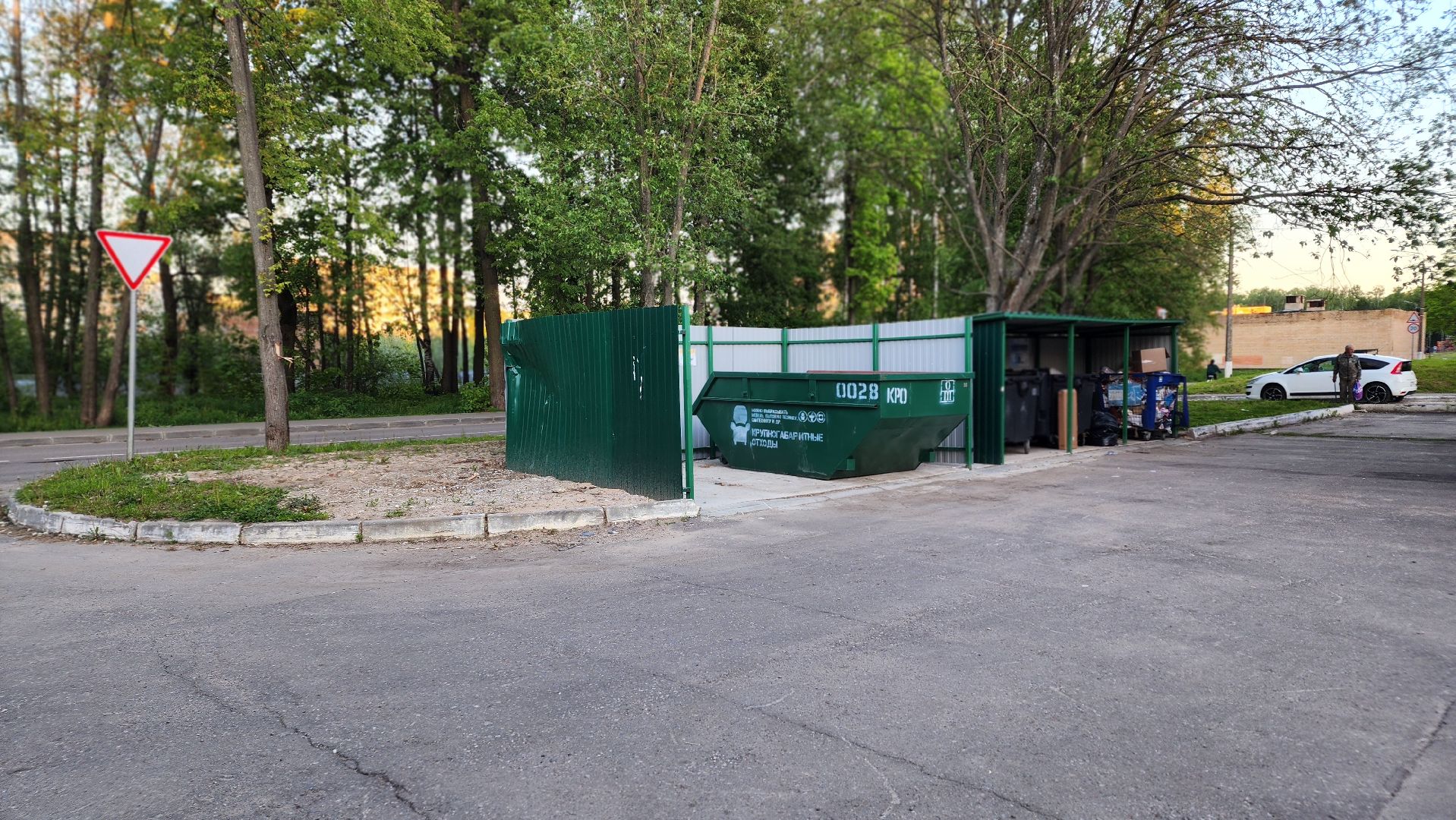ступино, благоустройство, мусорные площадки,мусорные контейнеры,