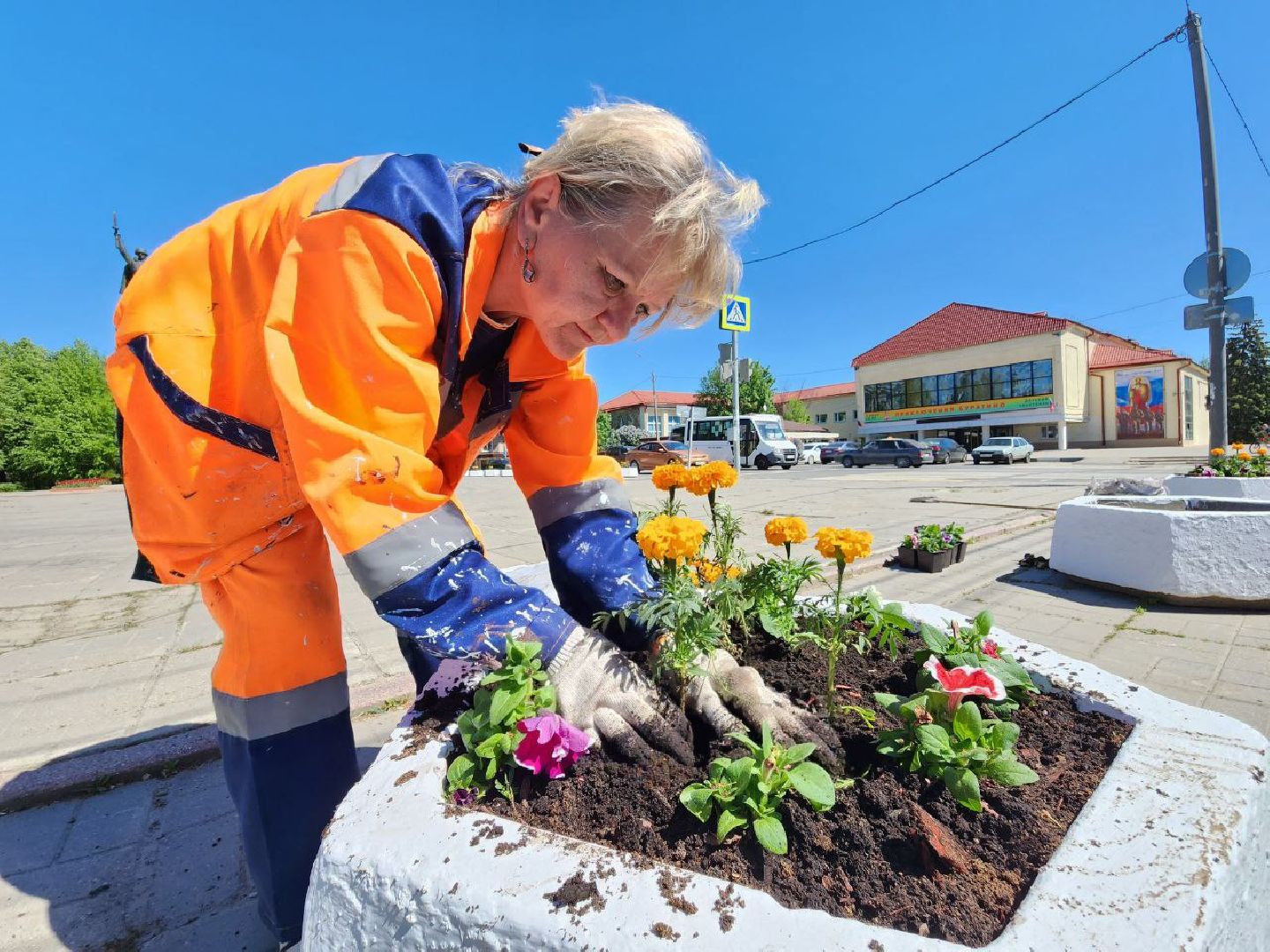 можайск, можайский городской округ, подмосковье, благоустройство, цветы, озеленение,