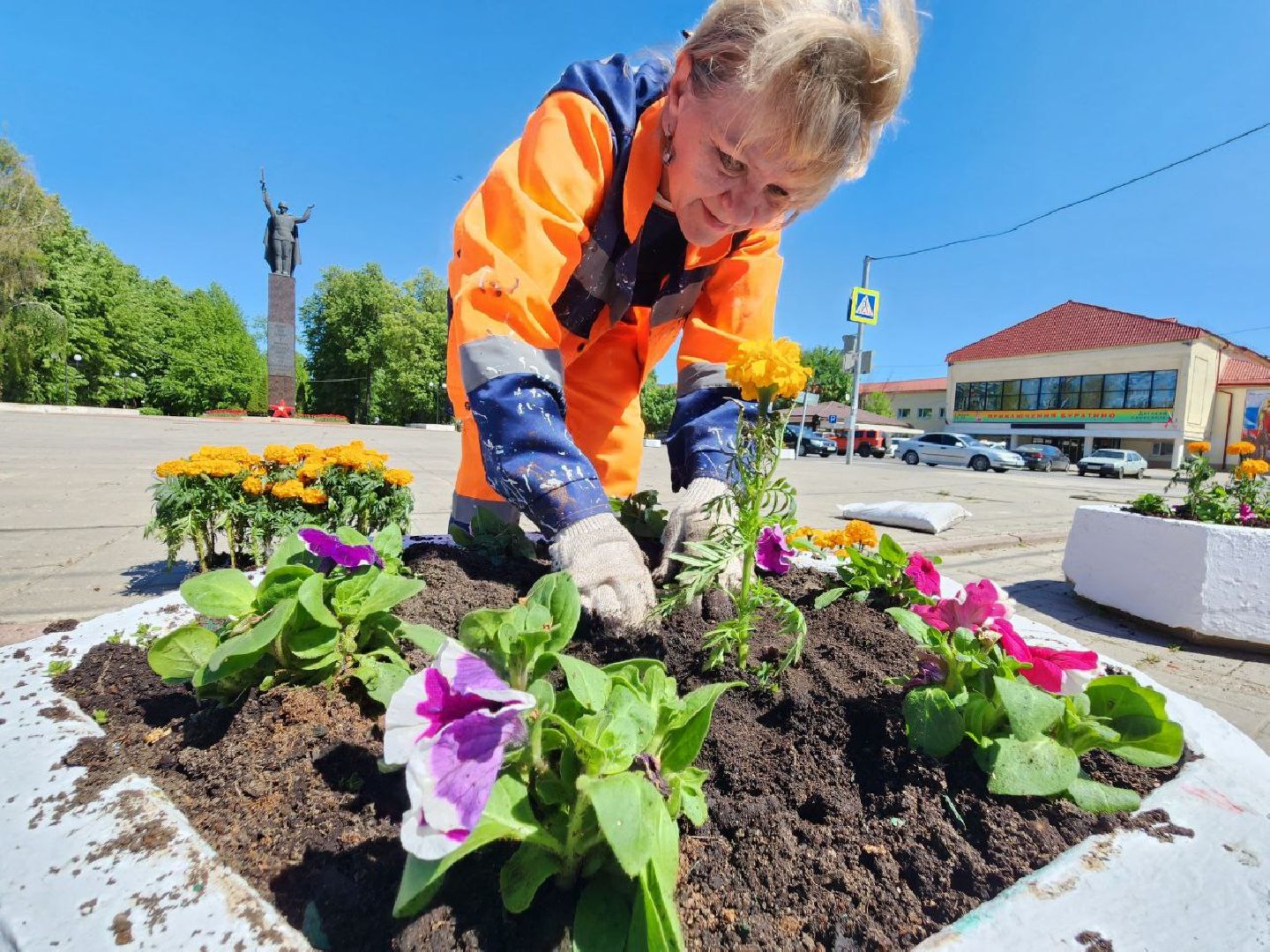 можайск, можайский городской округ, подмосковье, благоустройство, цветы, озеленение,