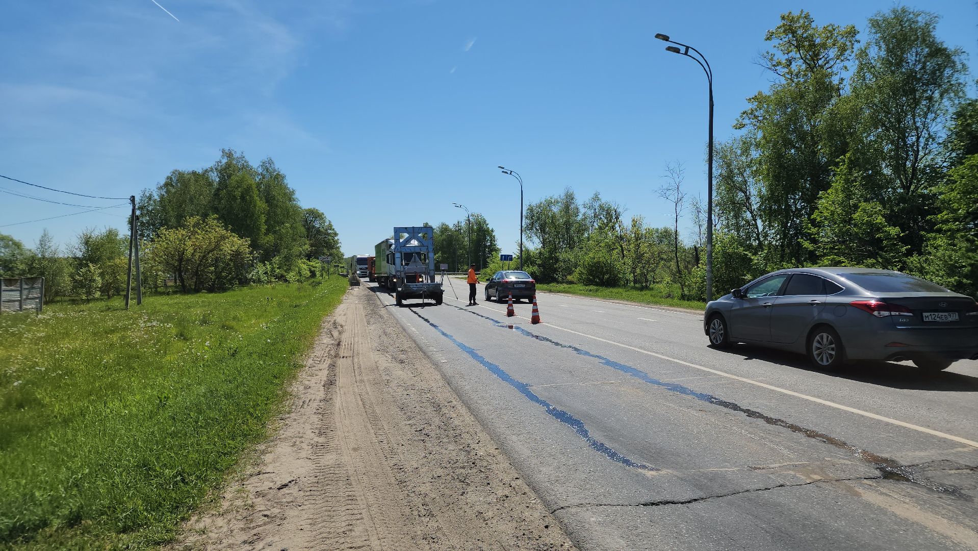 ступино, ремонт дороги, дороги подмосковья,