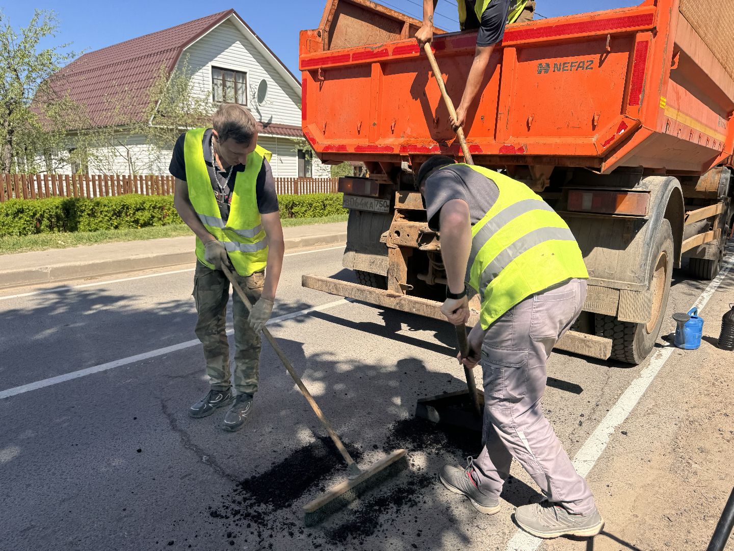 шаховская, ямочный ремонт, коммунальная служба,