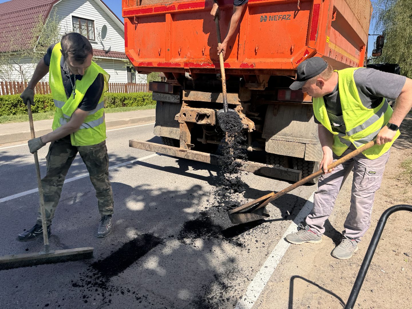 шаховская, ямочный ремонт, коммунальная служба,