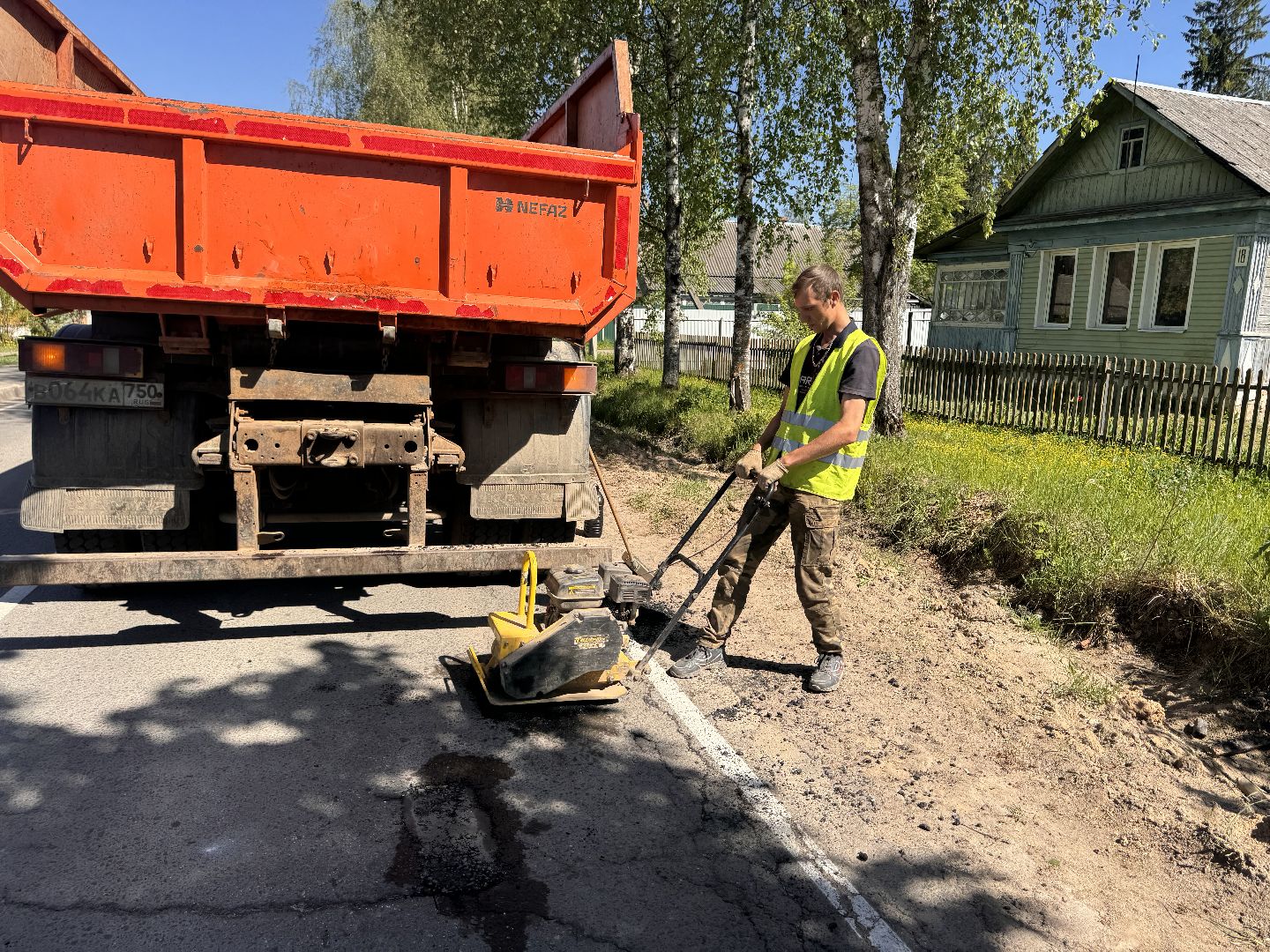 шаховская, ямочный ремонт, коммунальная служба,