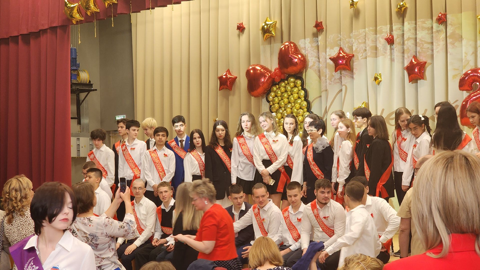 долгопрудный, последний звонок, 9 класс, 14 школа, пристройка к школе,