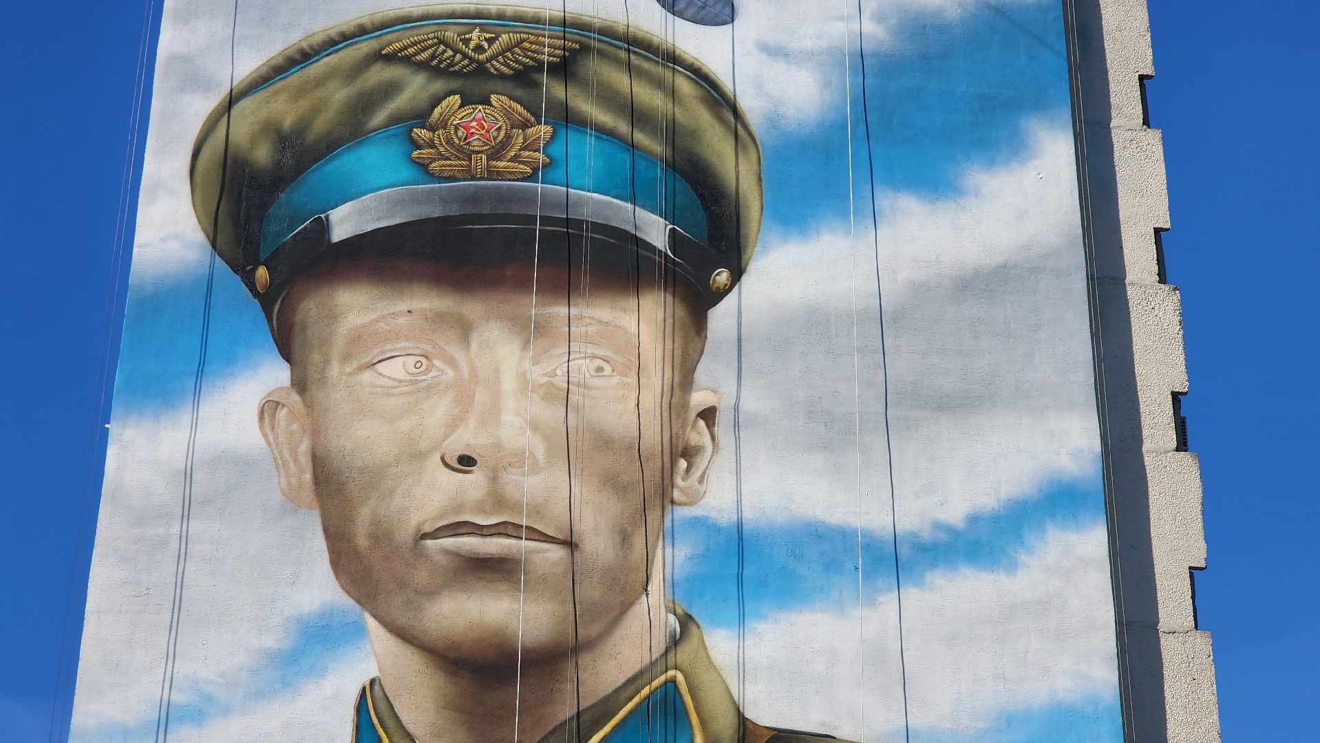 Подольск, Мурал, Талалихин, Портрет, Граффити,