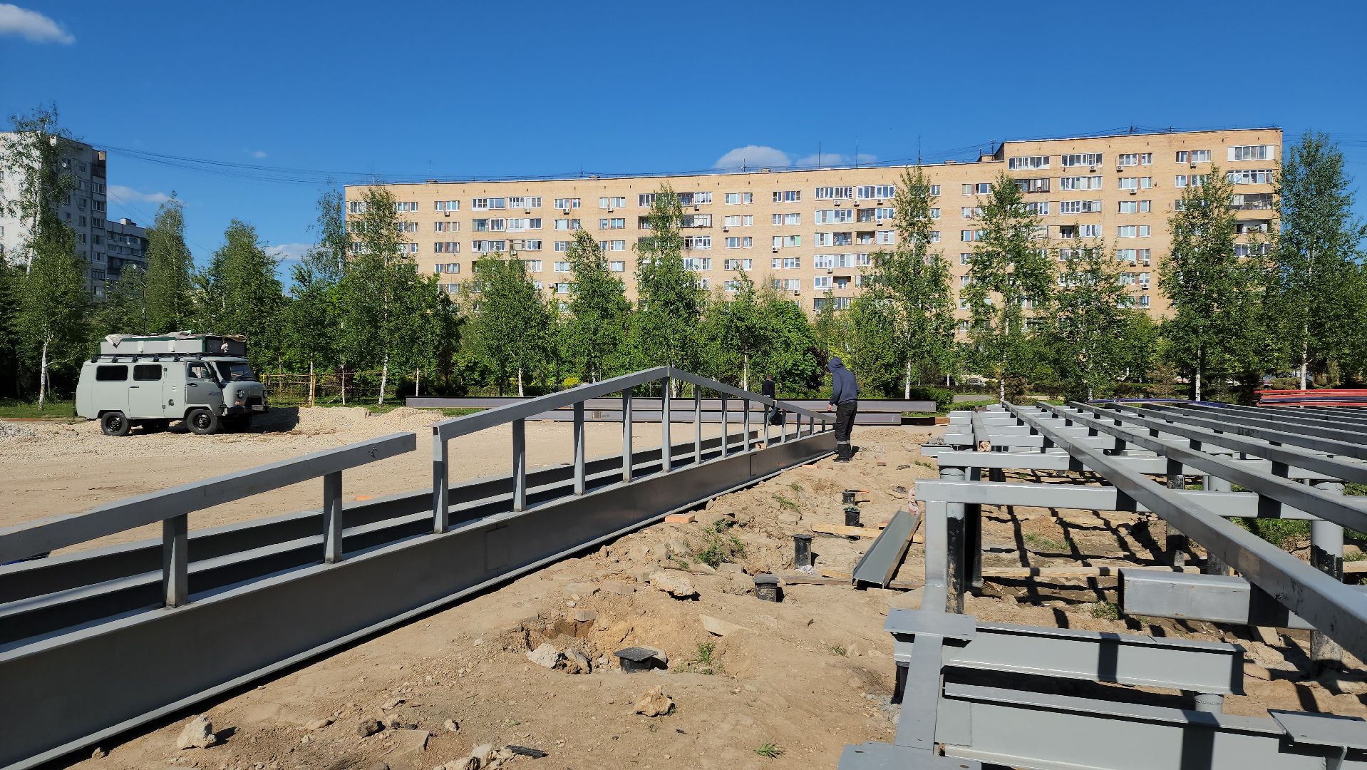 Парк, Сцена, Лобня,