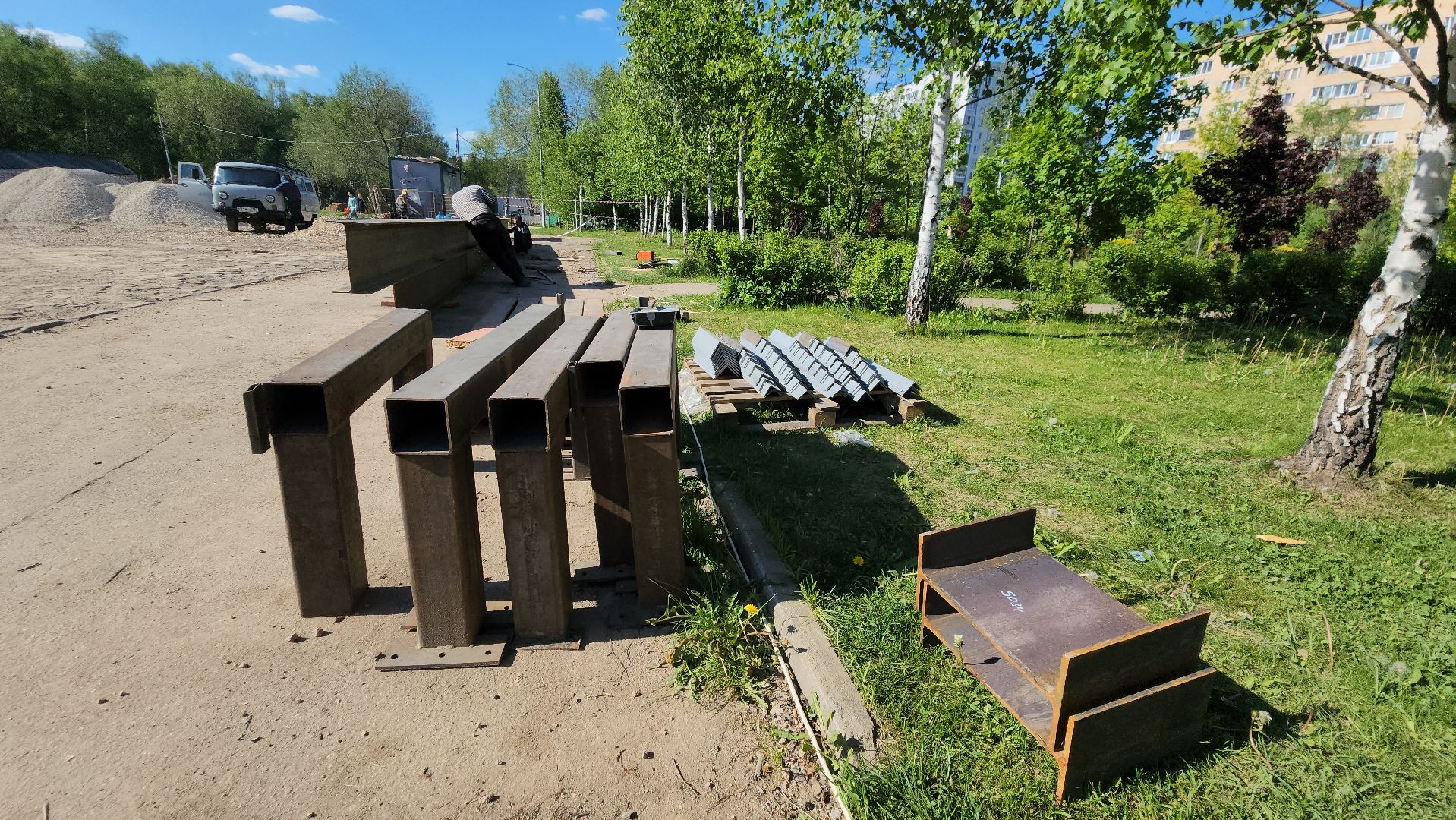 Парк, Сцена, Лобня,