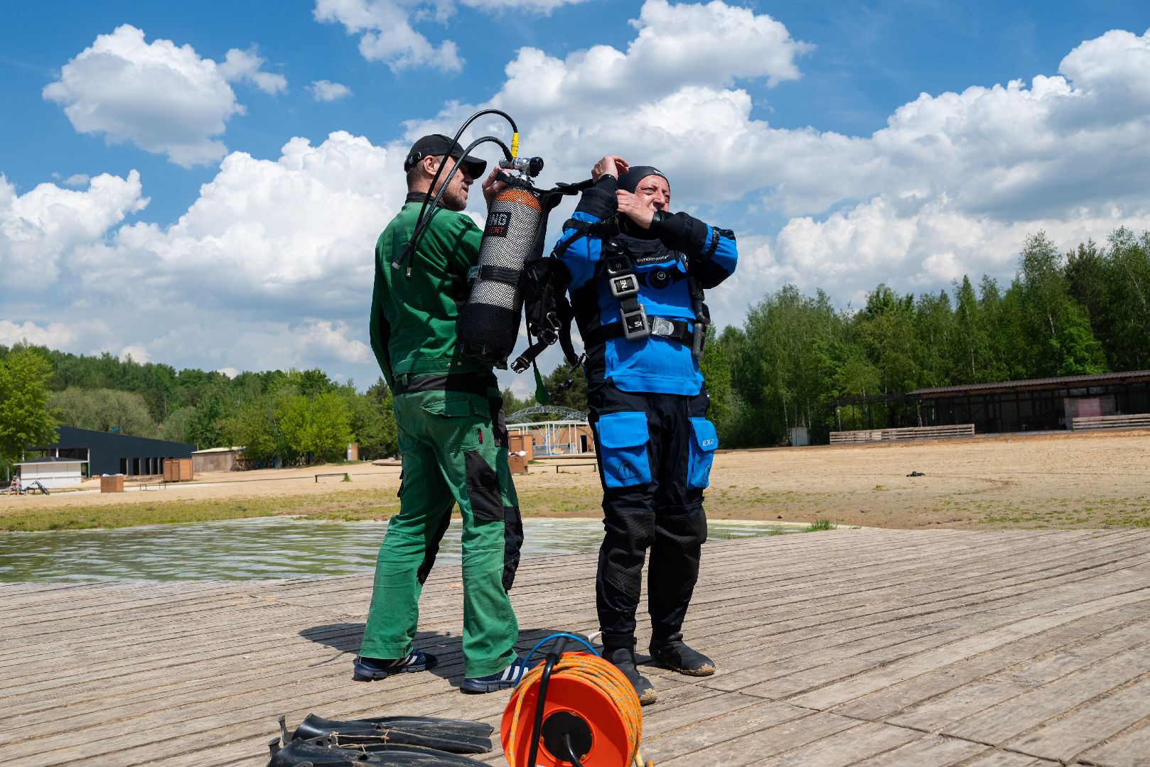 лыткарино, карьер, водолаз, проверка,