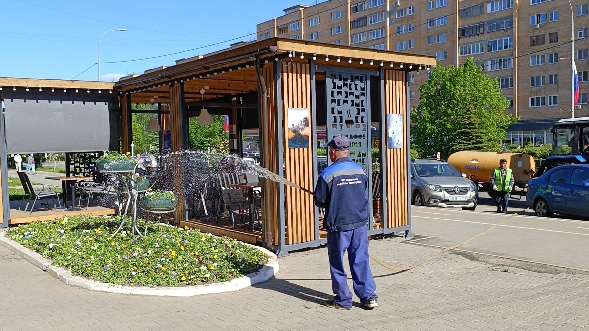 цветы, лобня, благоустройство,