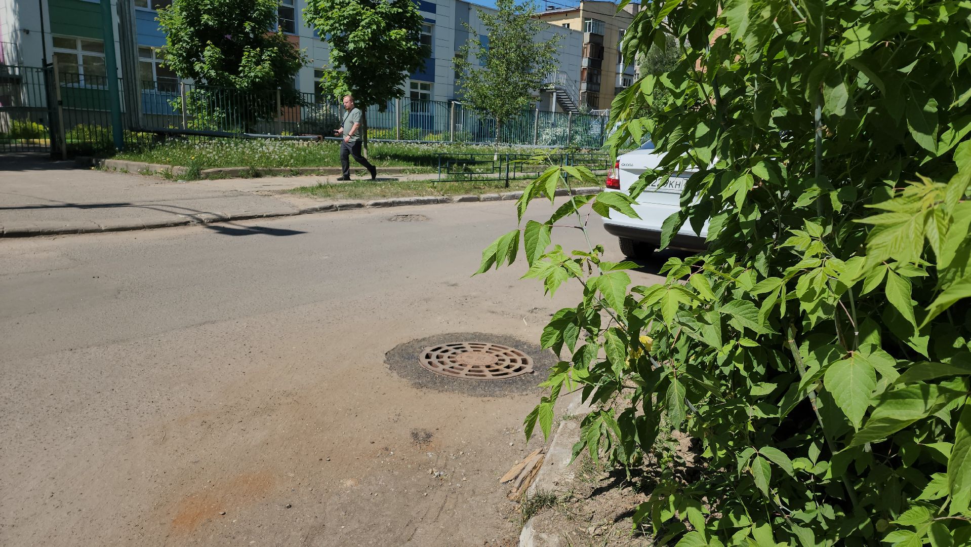 Колодец, Лобня, ливневая канализация,
