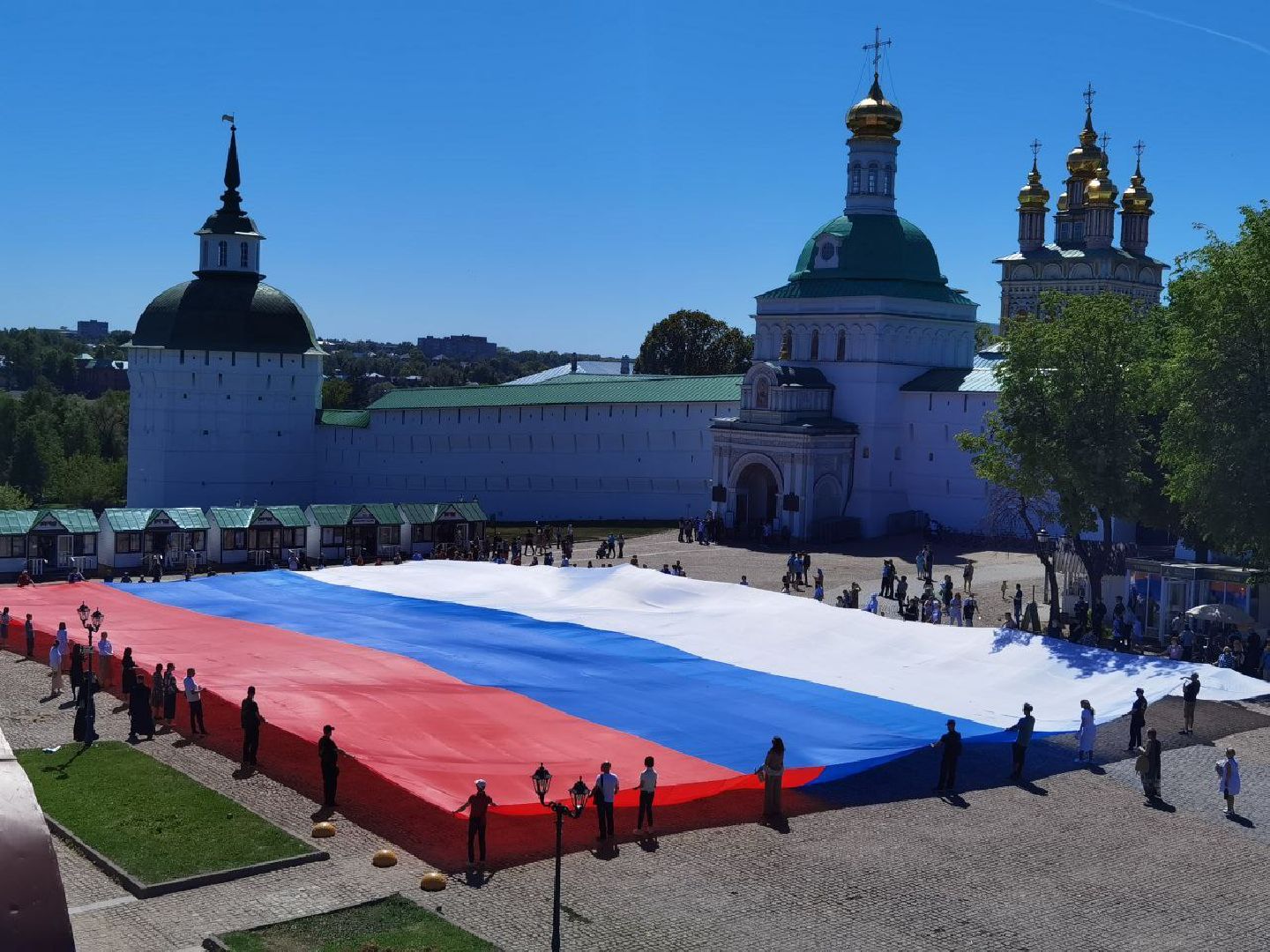 Россия, Флаг, Триколор, Российская Федерация, Акция, Духовность, Патриотизм, Сергиев Посад, Сергиево-Посадский городской округ,