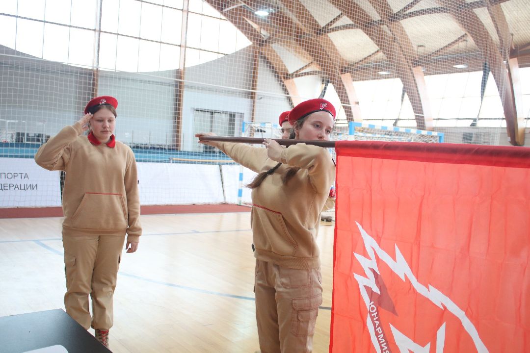 Спорт, соревнования, Щёлково, строевая подготовка, юнармейцы