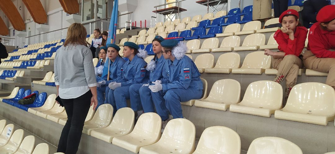 Спорт, соревнования, Щёлково, строевая подготовка, юнармейцы