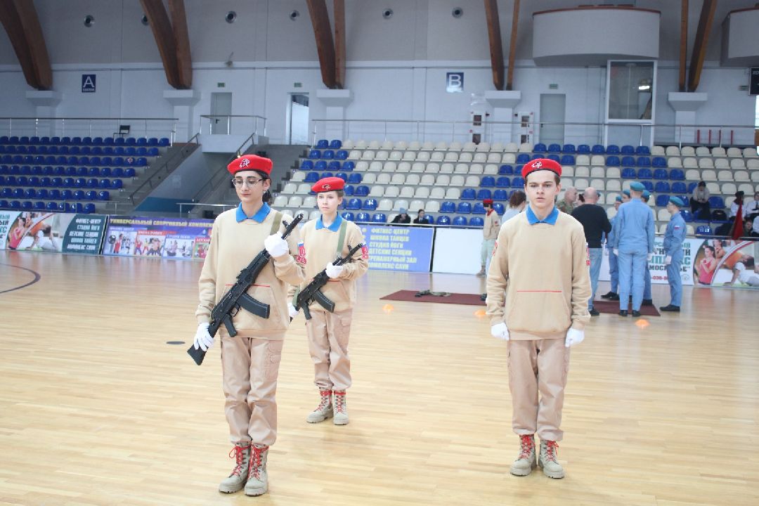 Спорт, соревнования, Щёлково, строевая подготовка, юнармейцы