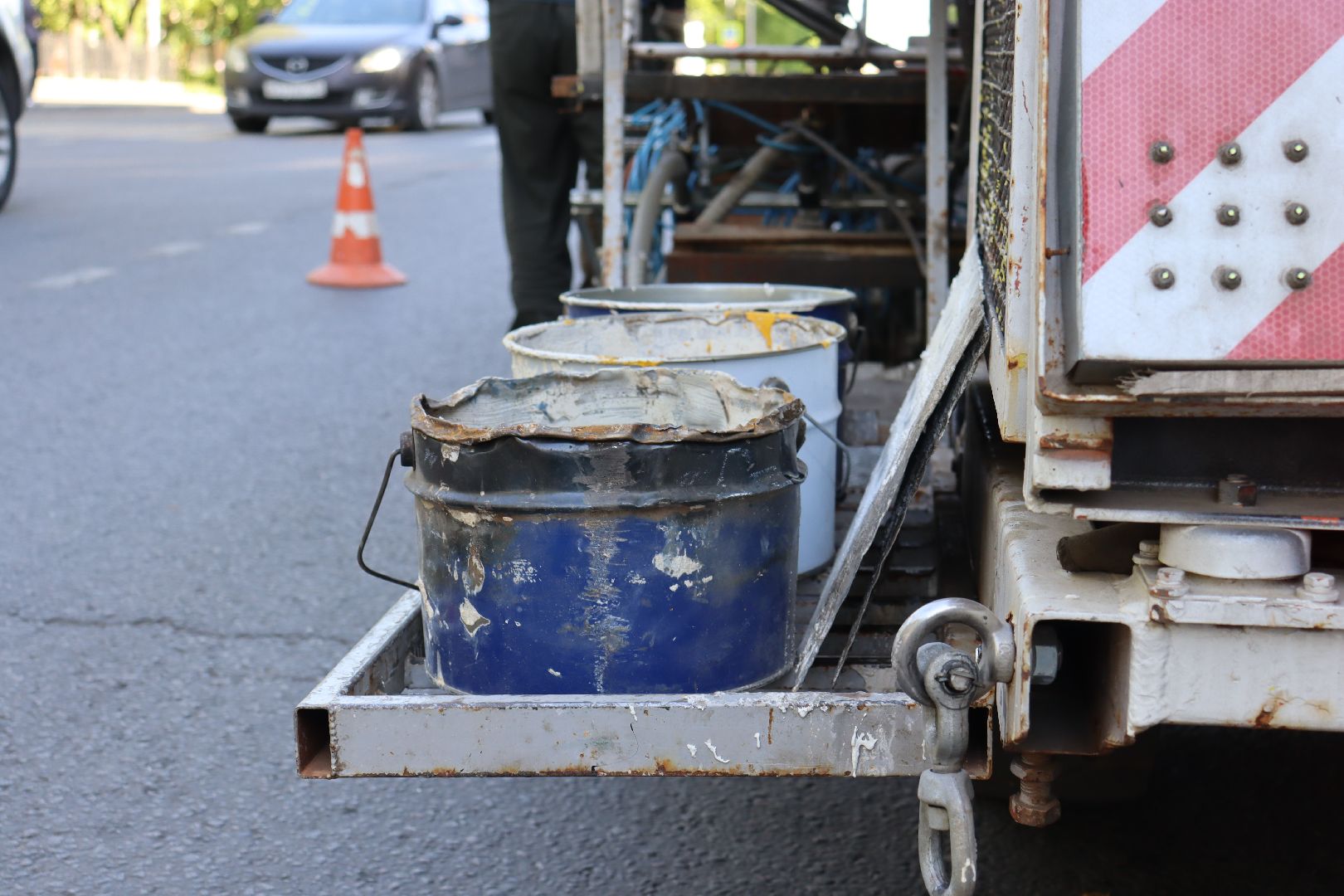 разметка, дзержинский, дороги,