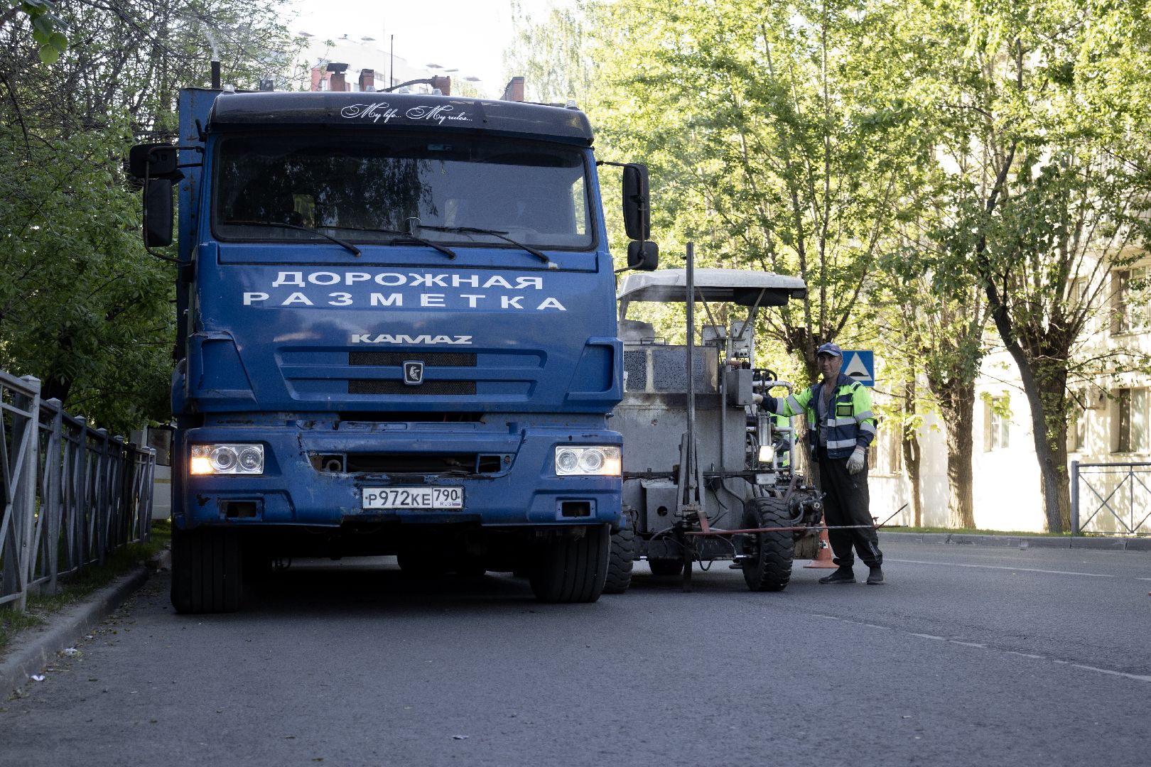 разметка, дзержинский, дороги,