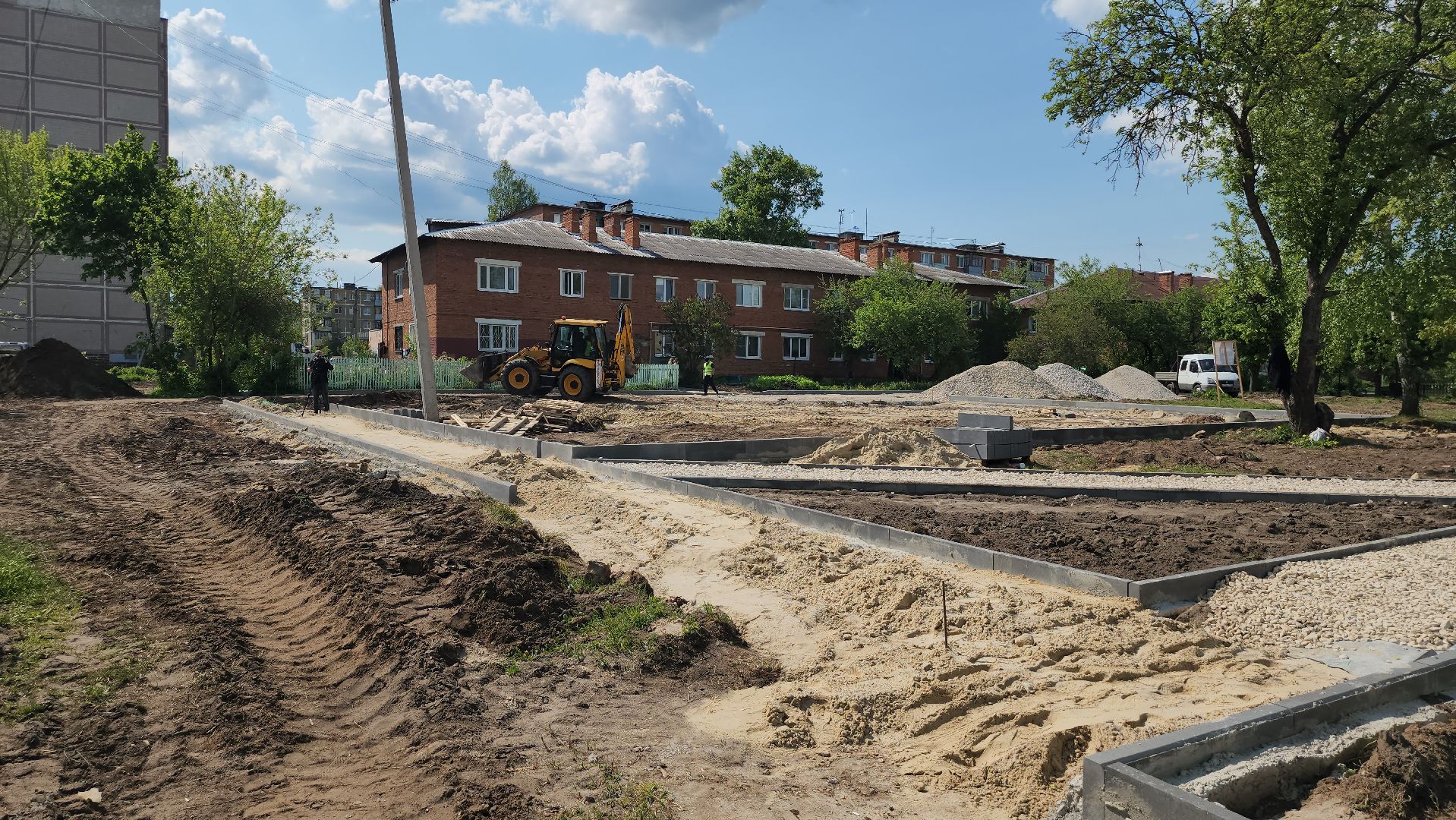 серпухов, благоуйстройство, микрорайон бумажной фабрики, улица дальняя, детская площадка,
