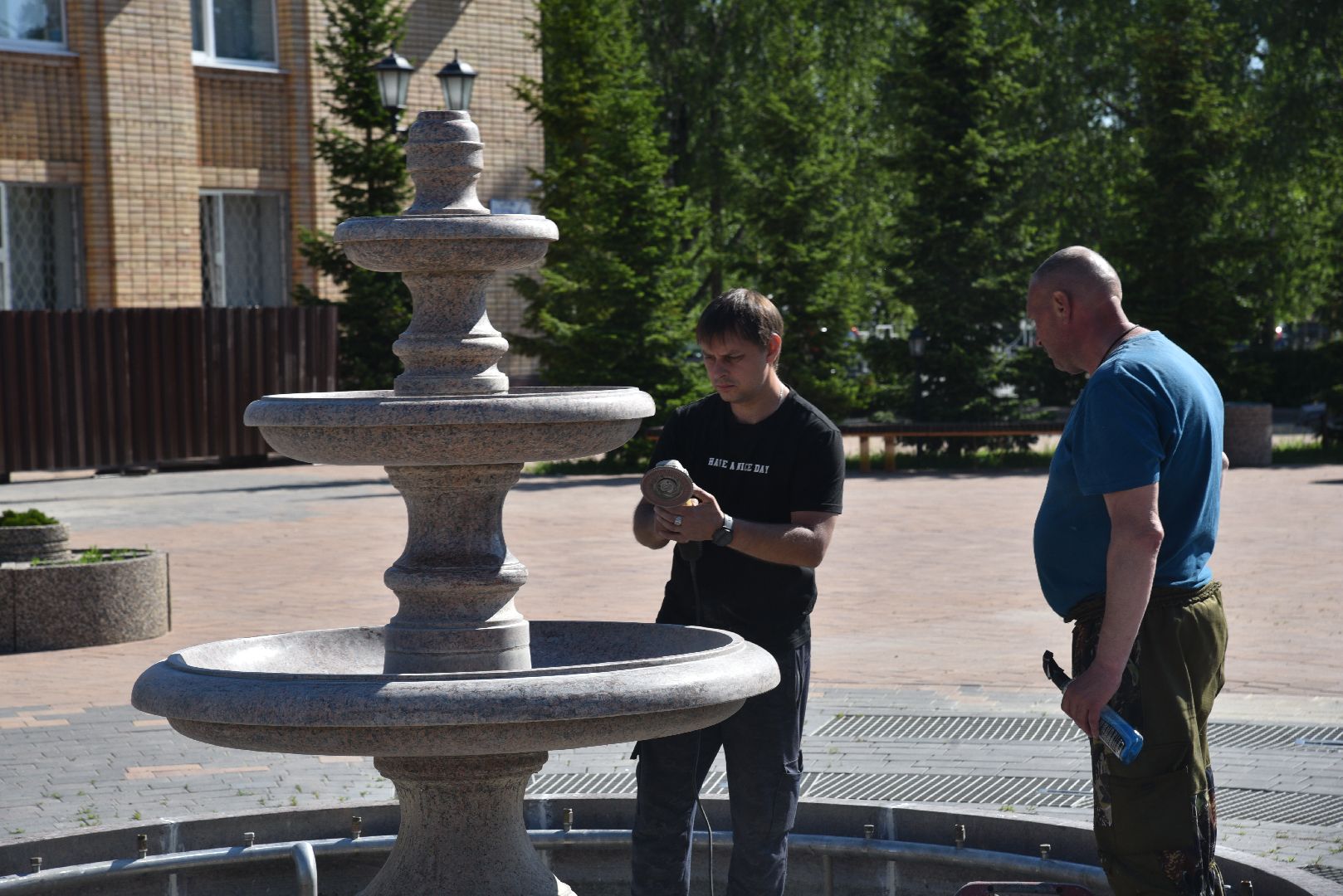 лотошино, фонтан, благоустройство,