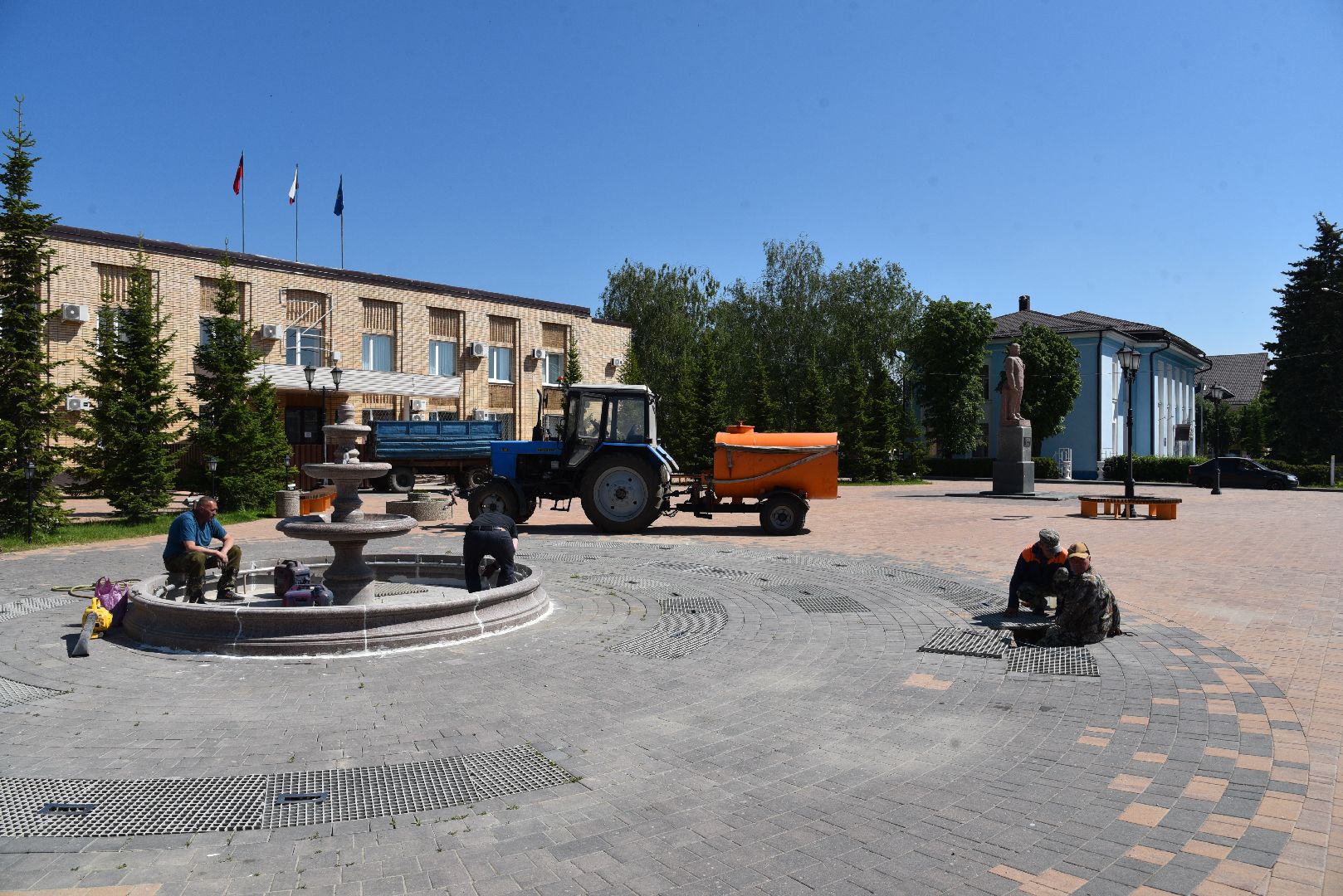 лотошино, фонтан, благоустройство,