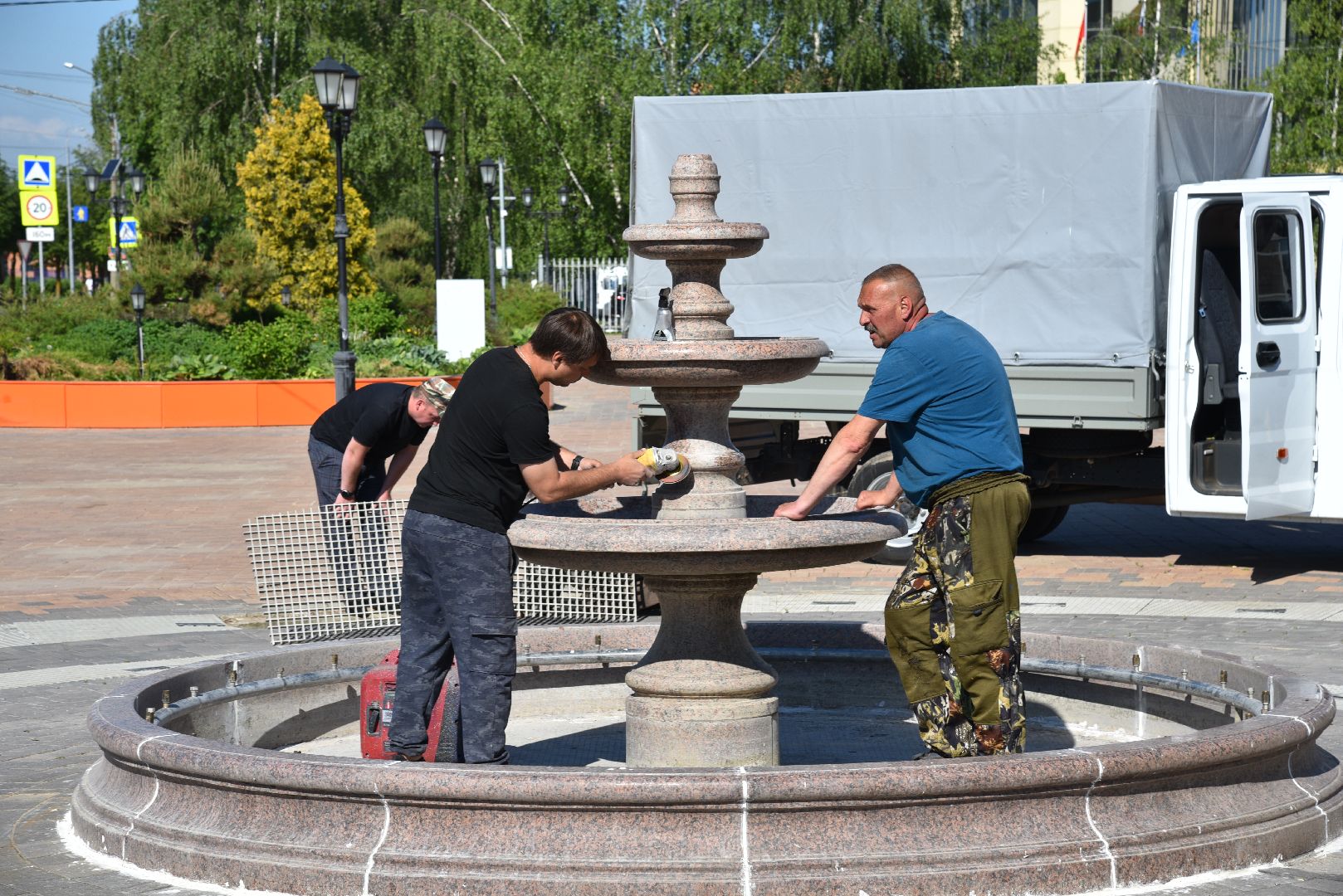 лотошино, фонтан, благоустройство,