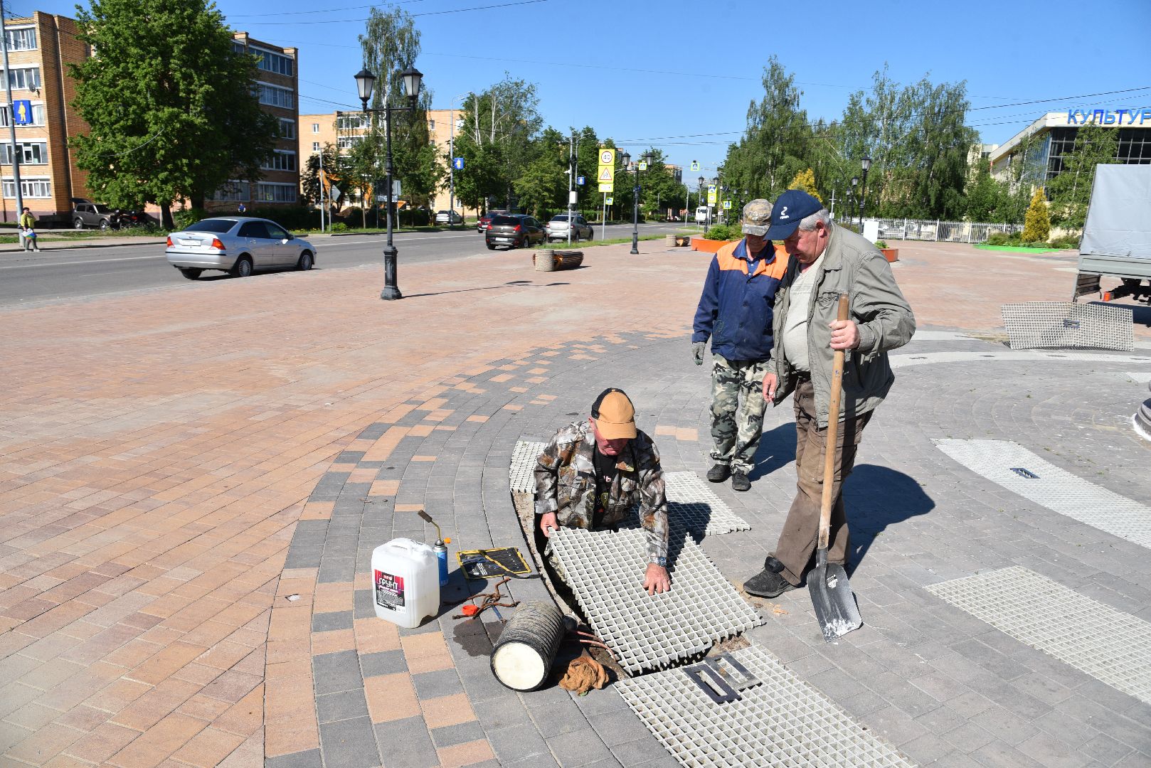 лотошино, фонтан, благоустройство,