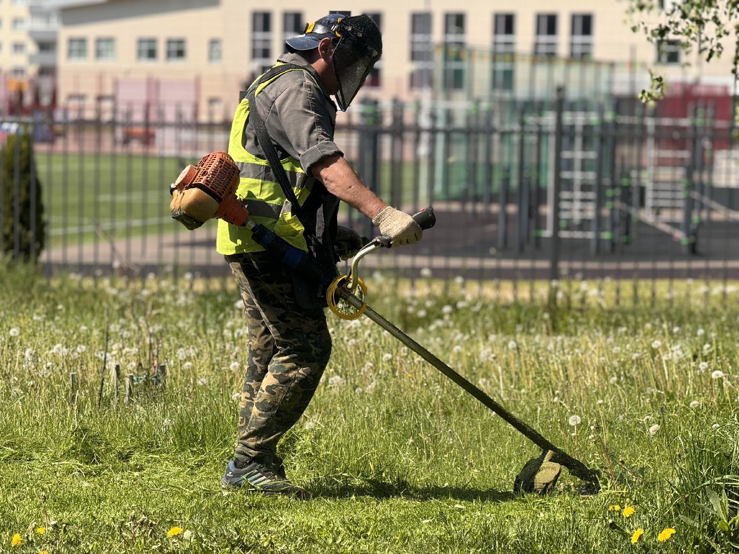 шаховская, покос травы, коммунальная служба,