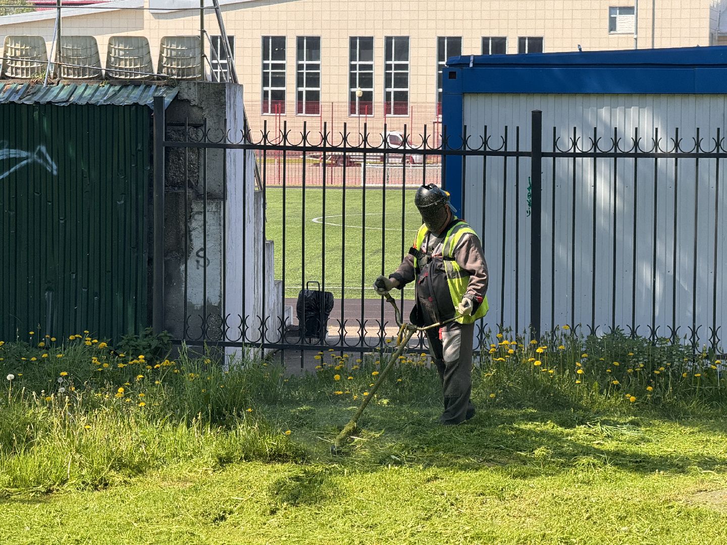 шаховская, покос травы, коммунальная служба,