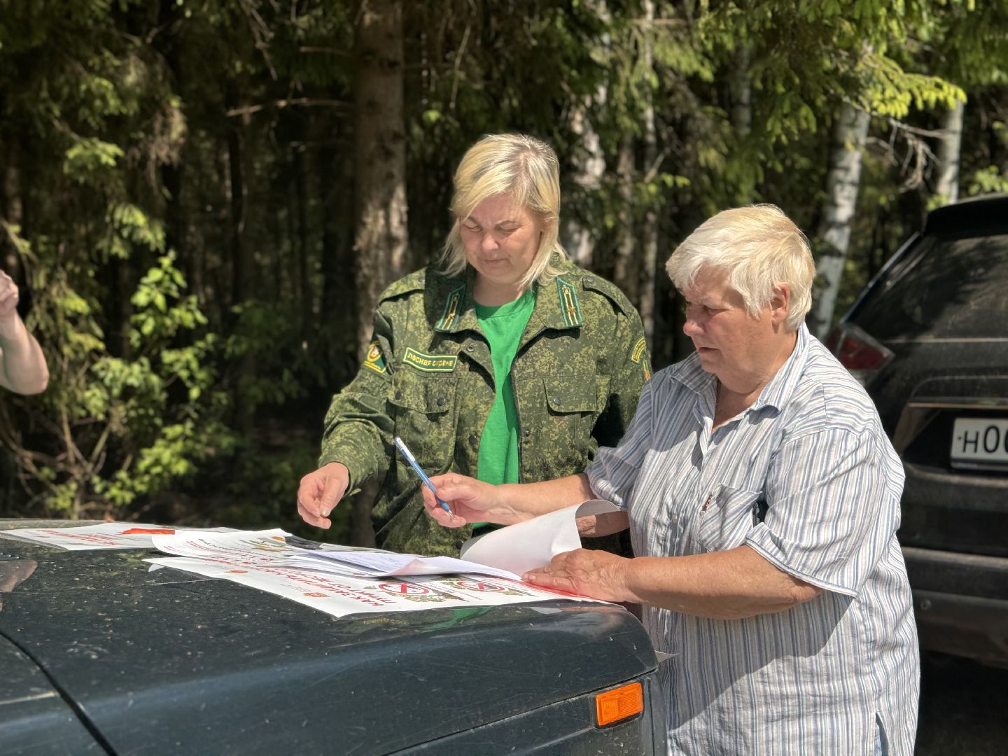 шаховская, лесничие, рейд по пожарной безопасности, пожарная безопасность,