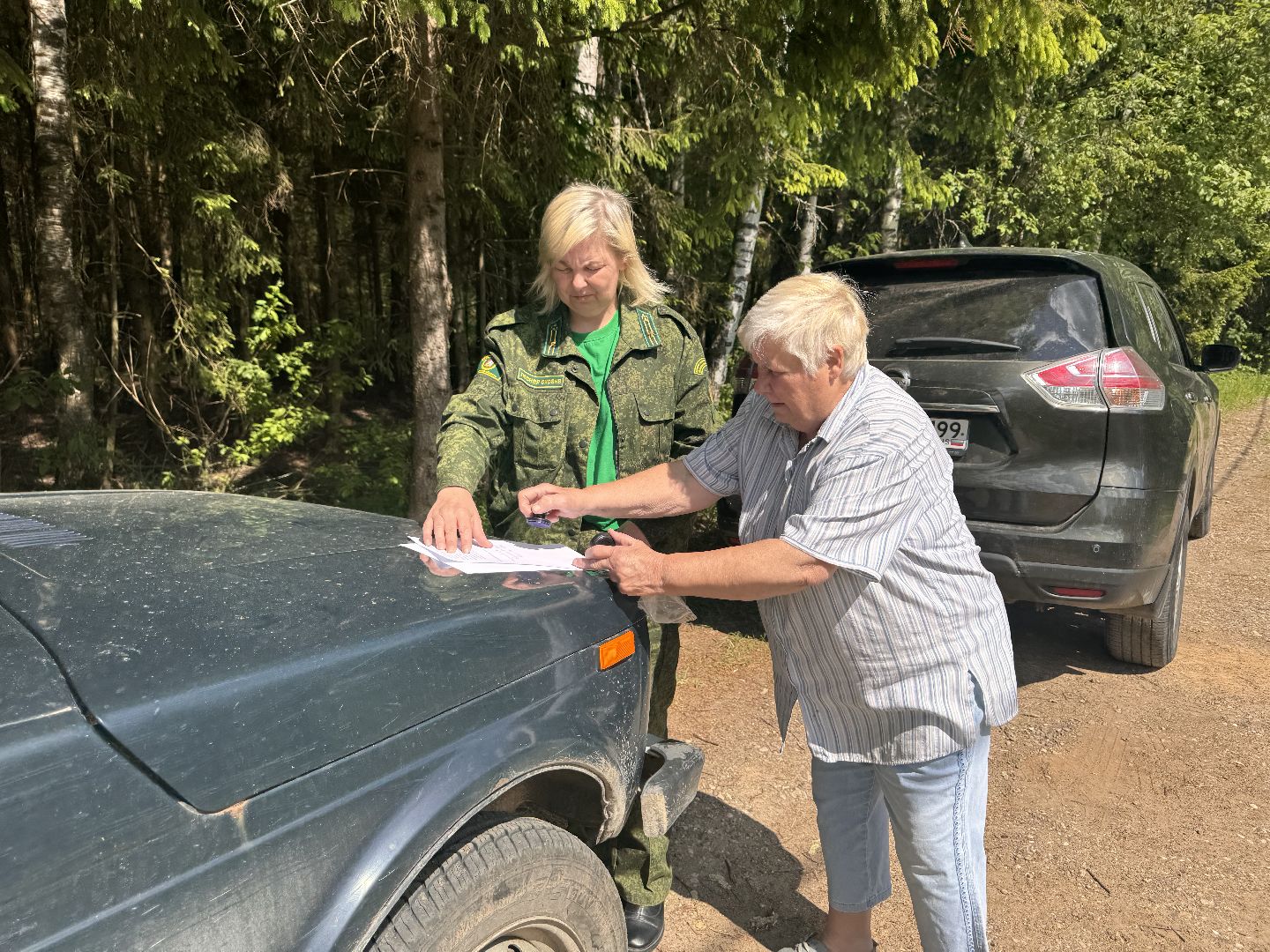 шаховская, лесничие, рейд по пожарной безопасности, пожарная безопасность,
