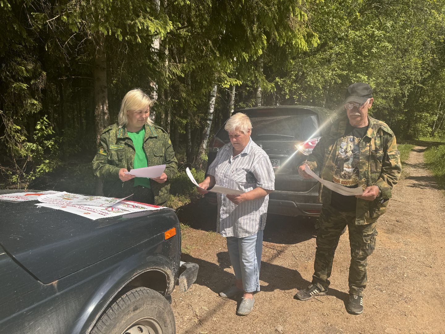 шаховская, лесничие, рейд по пожарной безопасности, пожарная безопасность,
