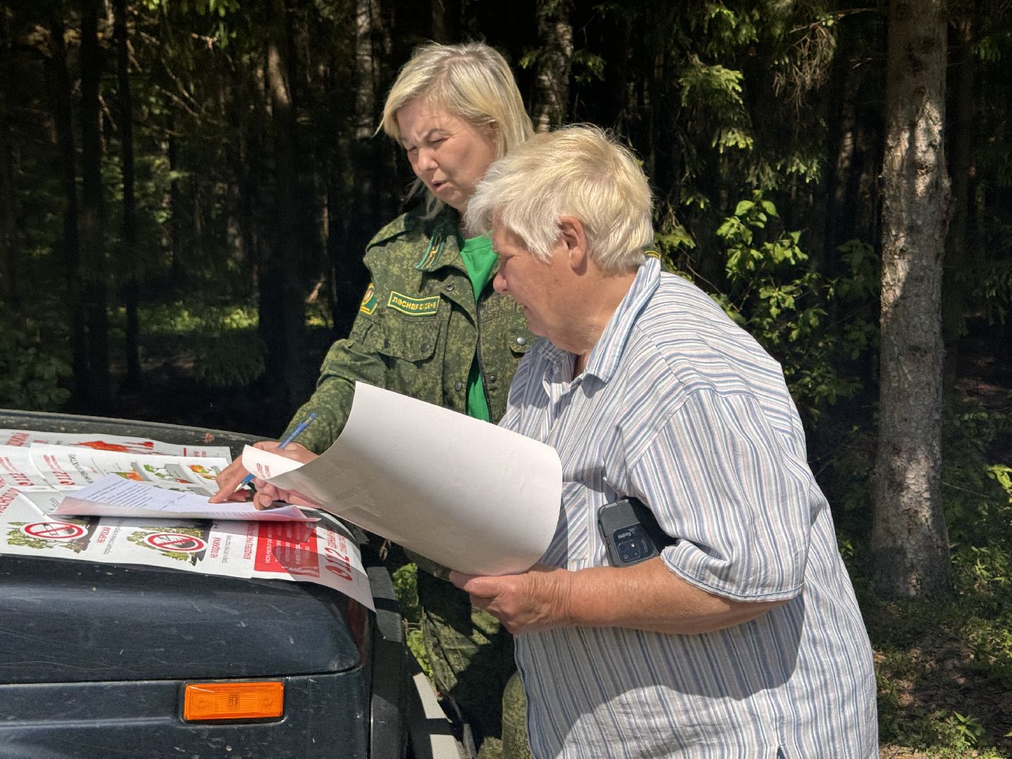 шаховская, лесничие, рейд по пожарной безопасности, пожарная безопасность,