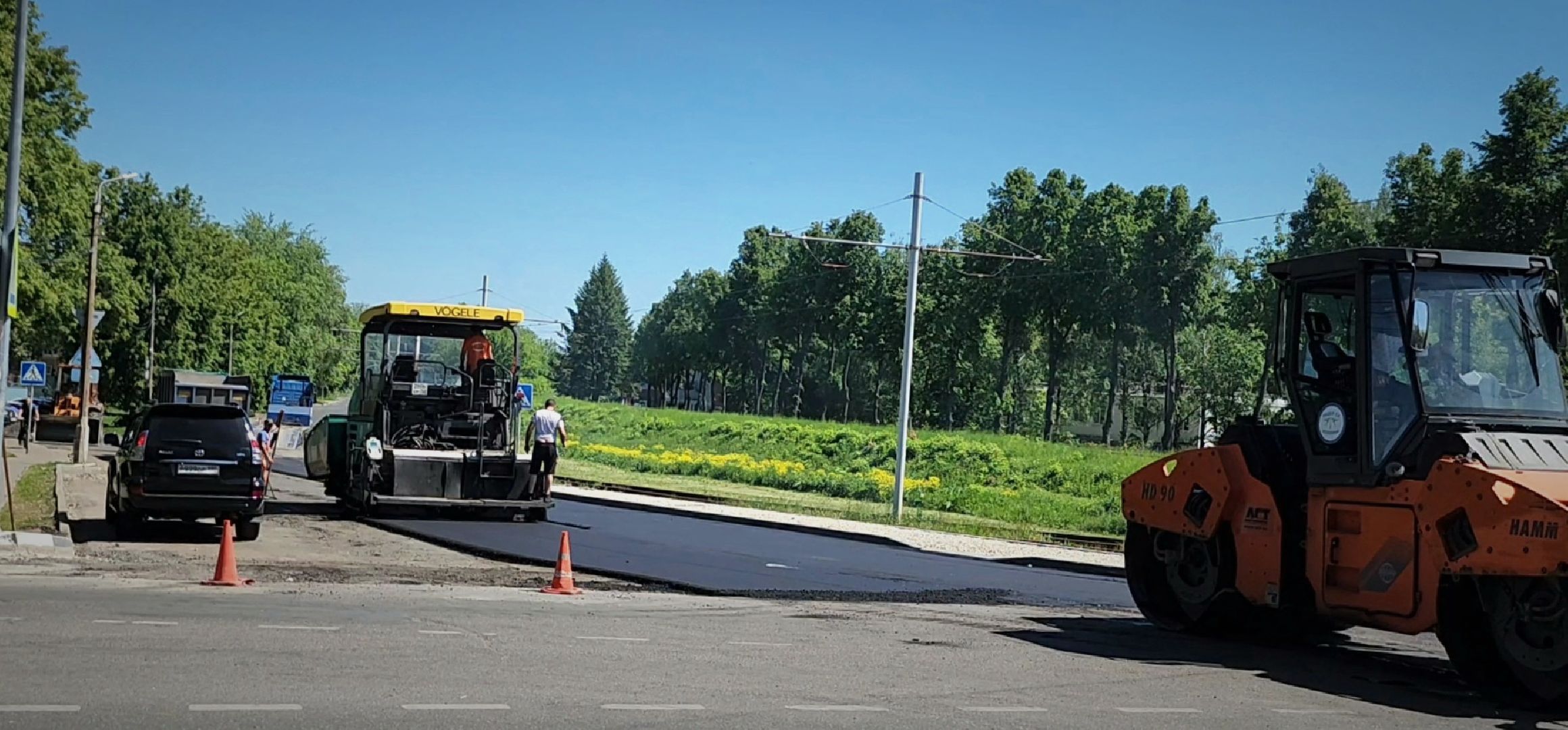 Коломна, дорожный ремонт,